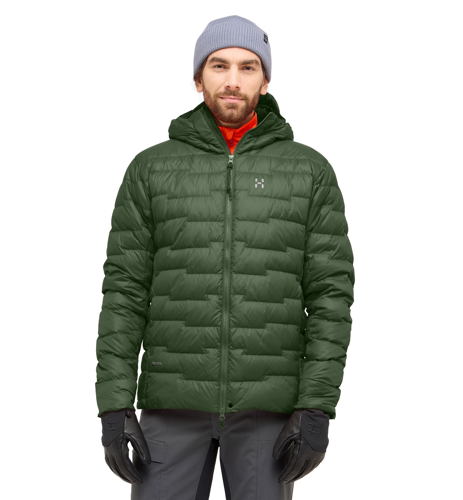 ROC Flash Down Hood Men Seaweed Green