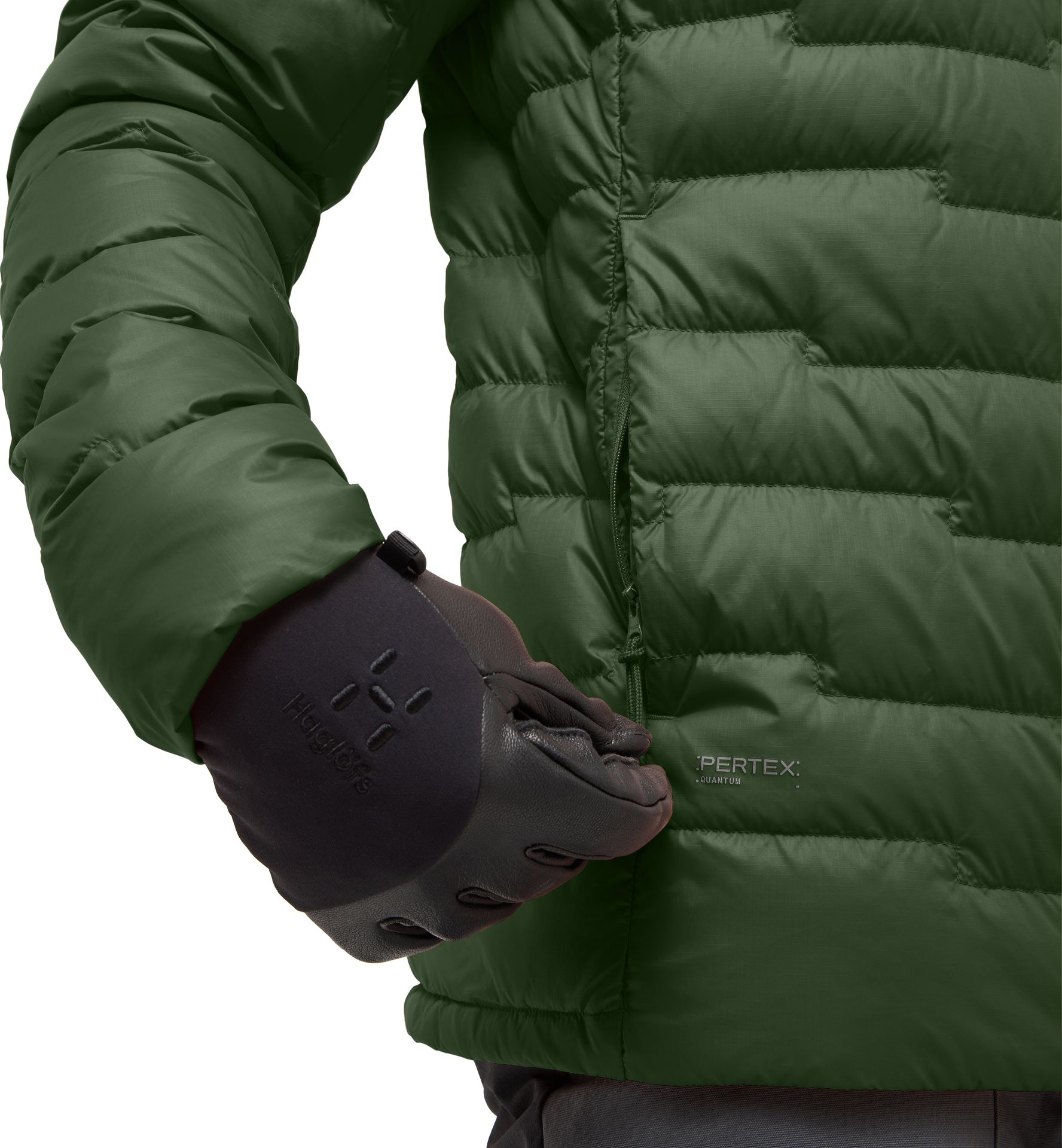 ROC Flash Down Hood Men Seaweed Green