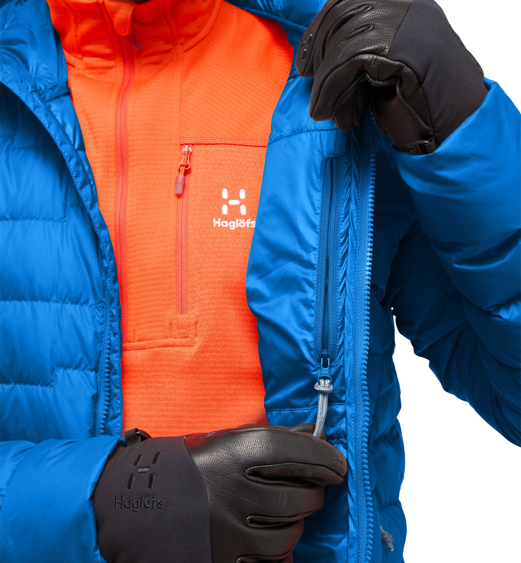 ROC Flash Down Hood Men Electric Blue