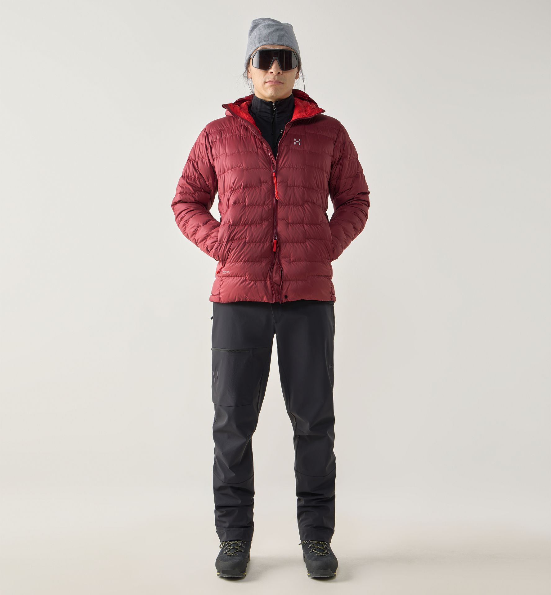ROC Flash Down Hood Men Carmine Red/Tech Red