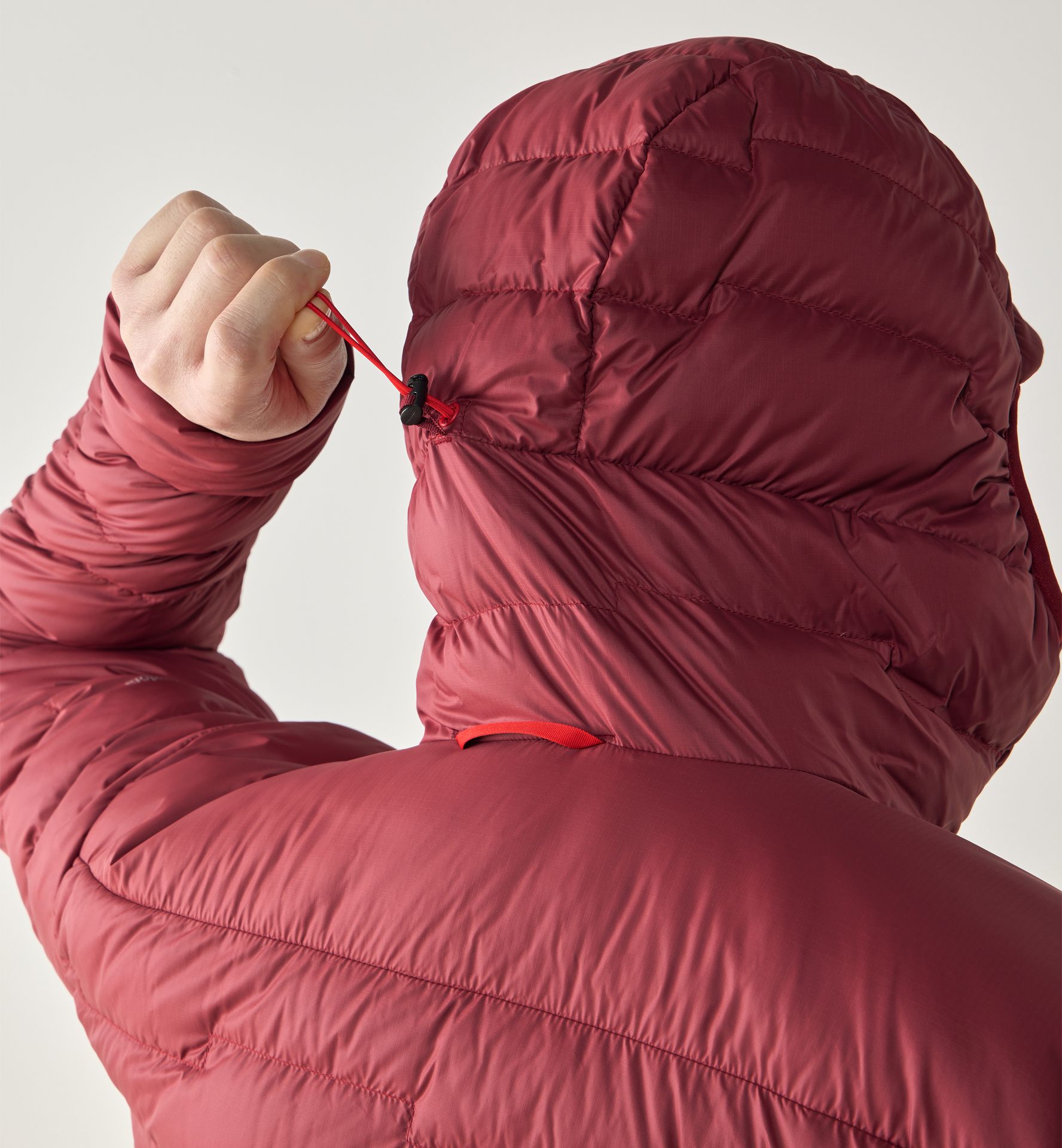 ROC Flash Down Hood Men Carmine Red/Tech Red