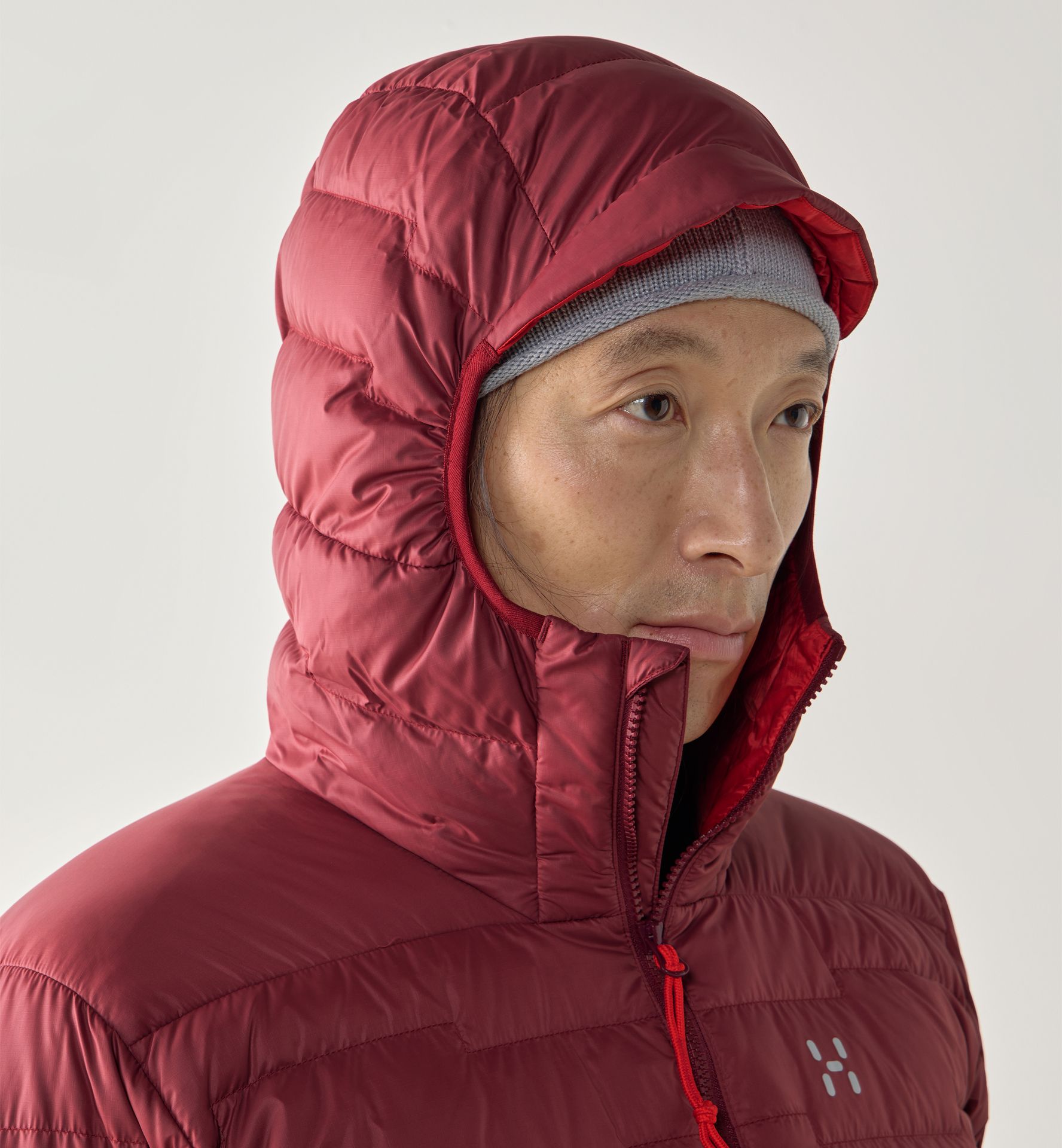 ROC Flash Down Hood Men Carmine Red/Tech Red