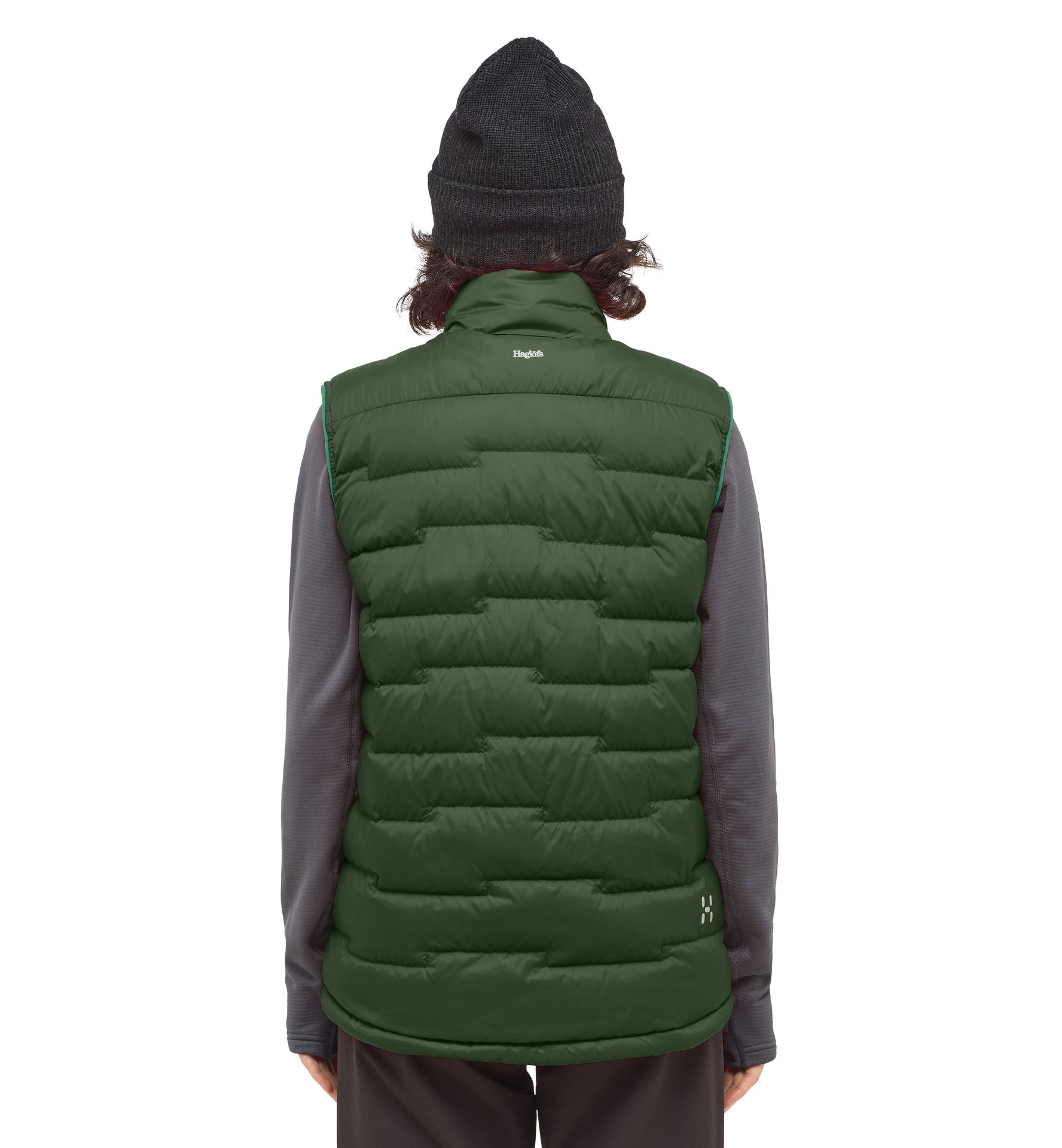 ROC Flash Down Vest Women Seaweed Green
