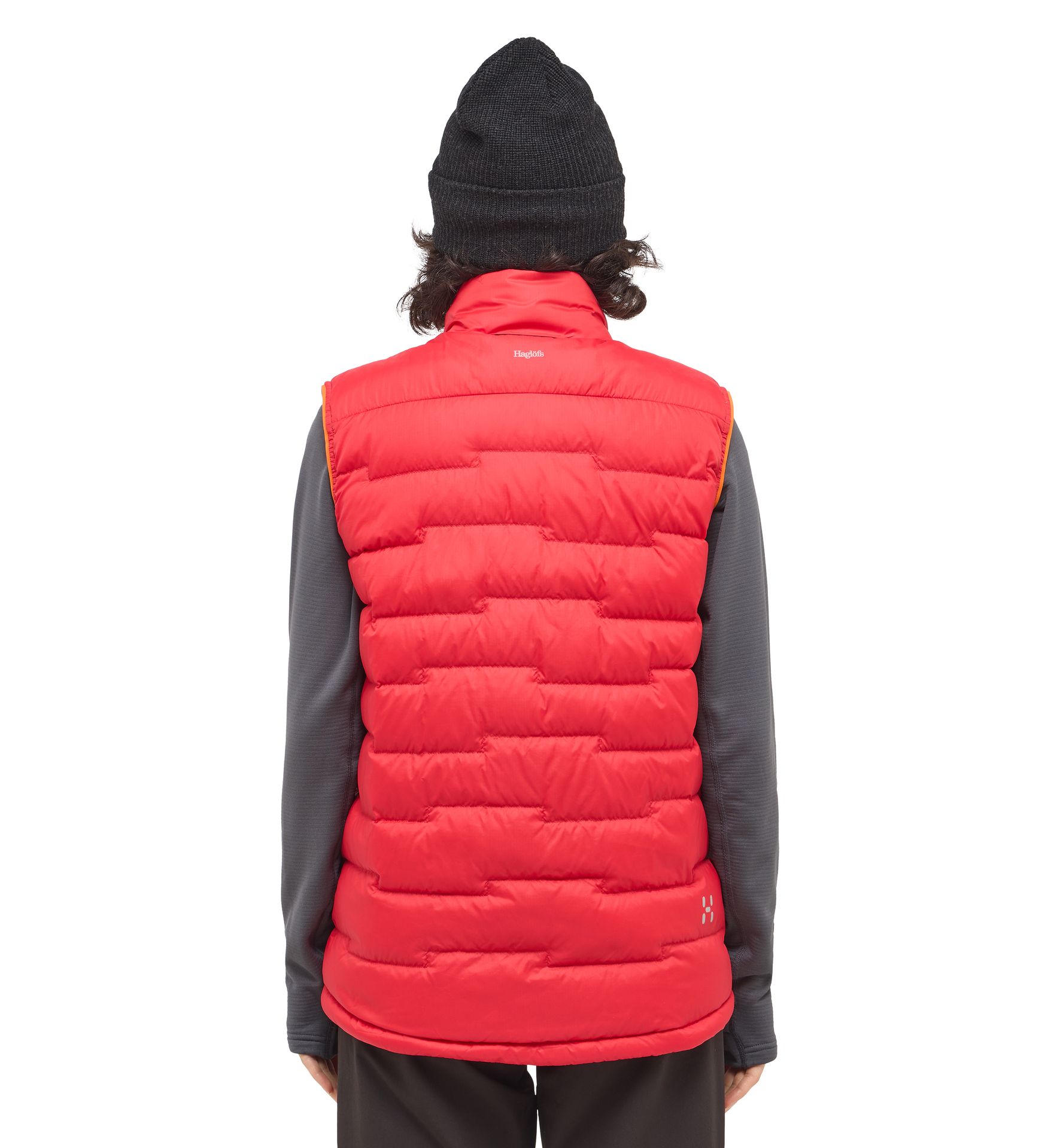ROC Flash Down Vest Women Bright Red