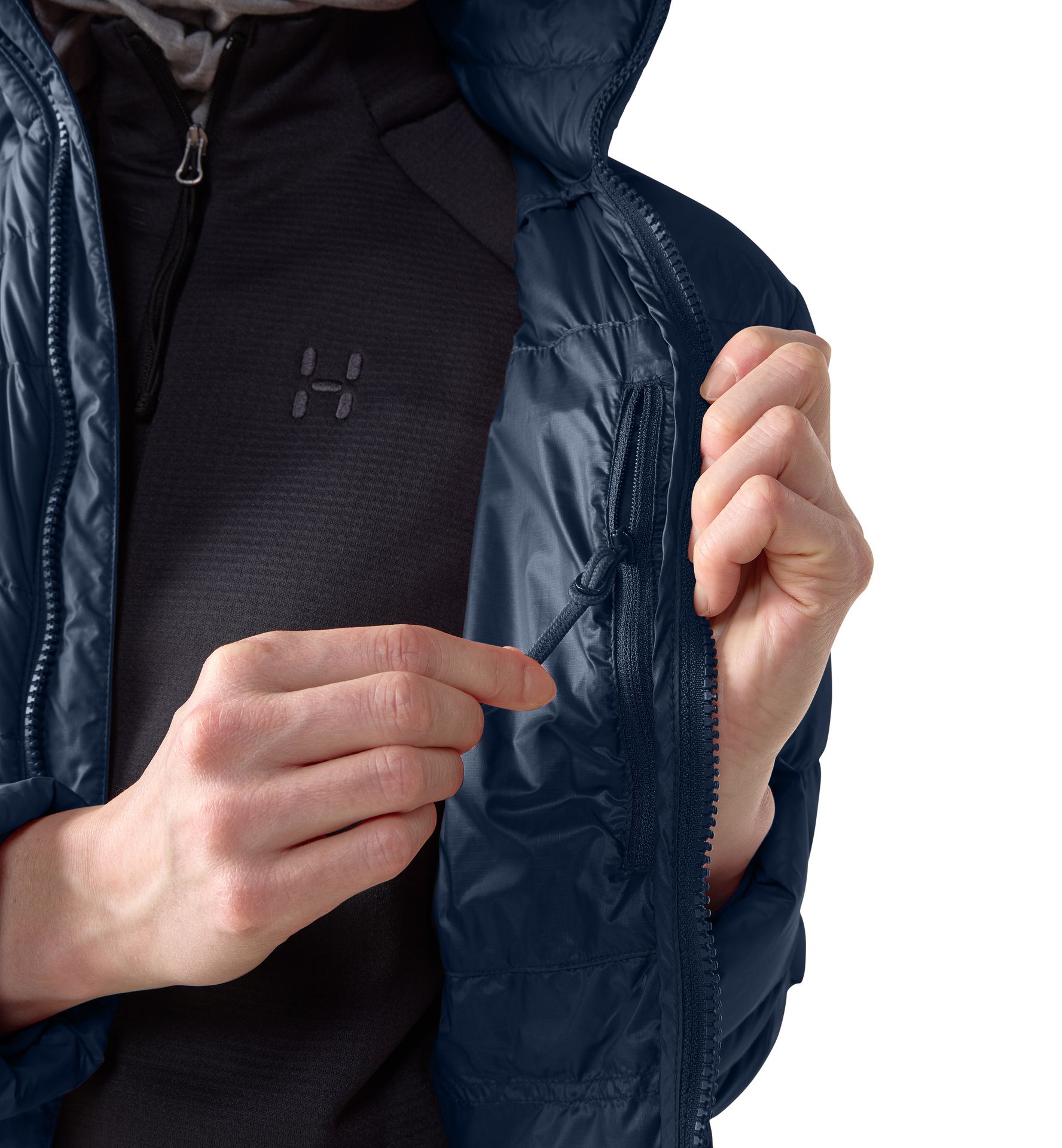 ROC Flash Down Jacket Women Tarn Blue