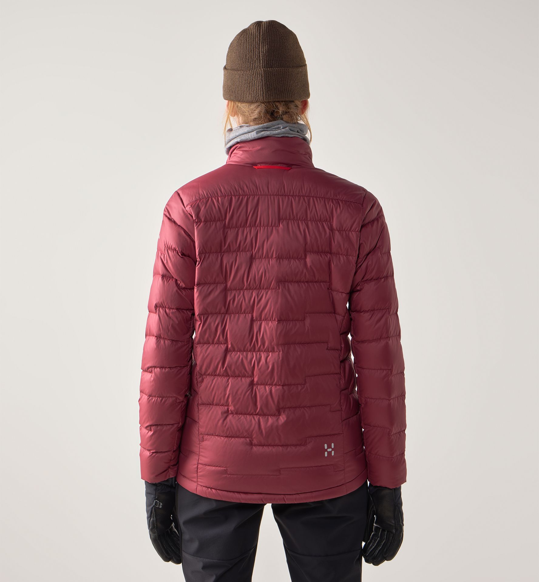ROC Flash Down Jacket Women Carmine Red