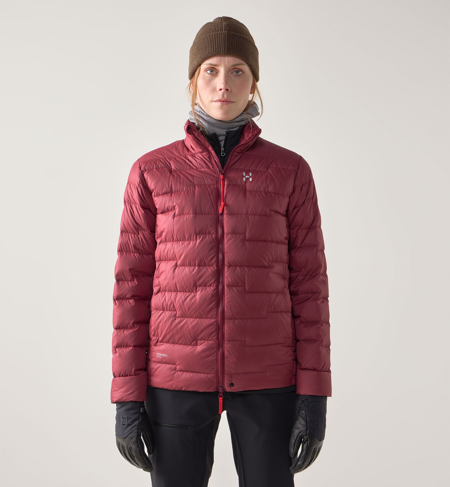 ROC Flash Down Jacket Women Carmine Red