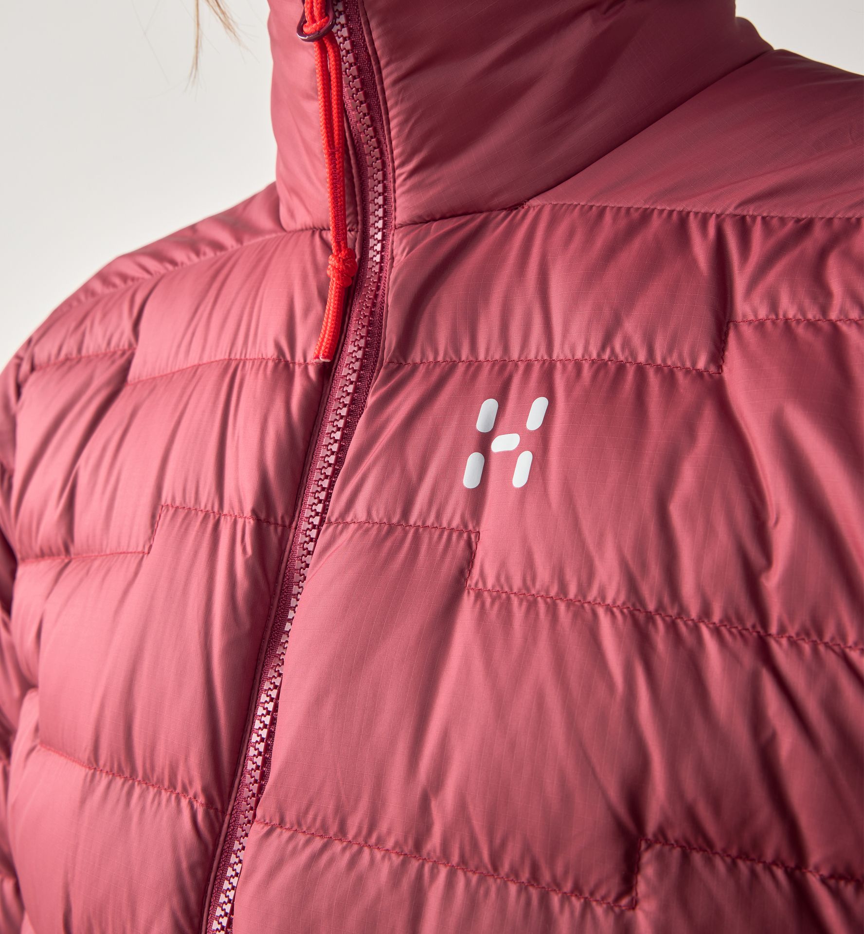 ROC Flash Down Jacket Women Carmine Red