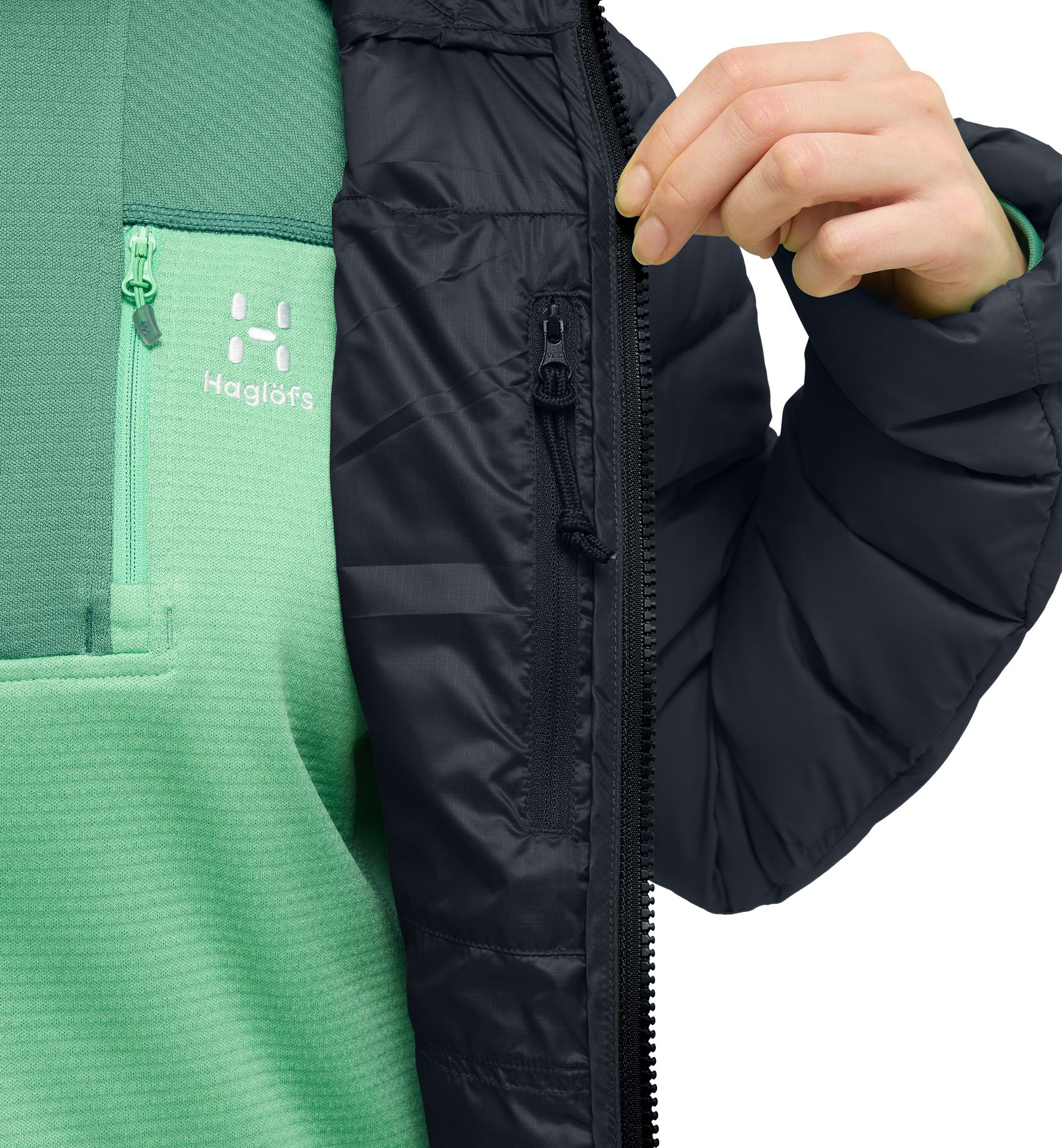 ROC Flash Down Hood Women True Black