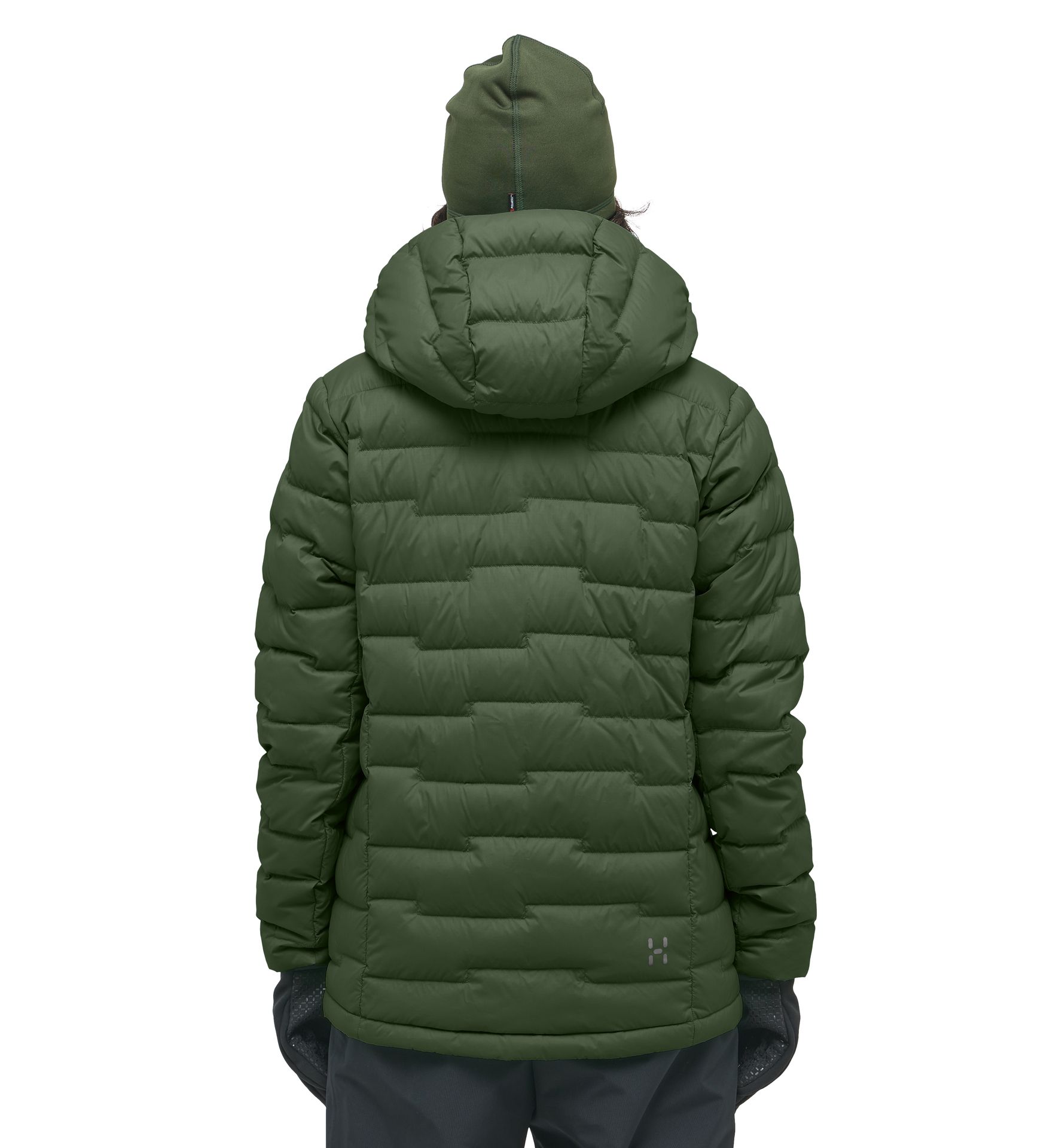 ROC Flash Down Hood Women Seaweed Green