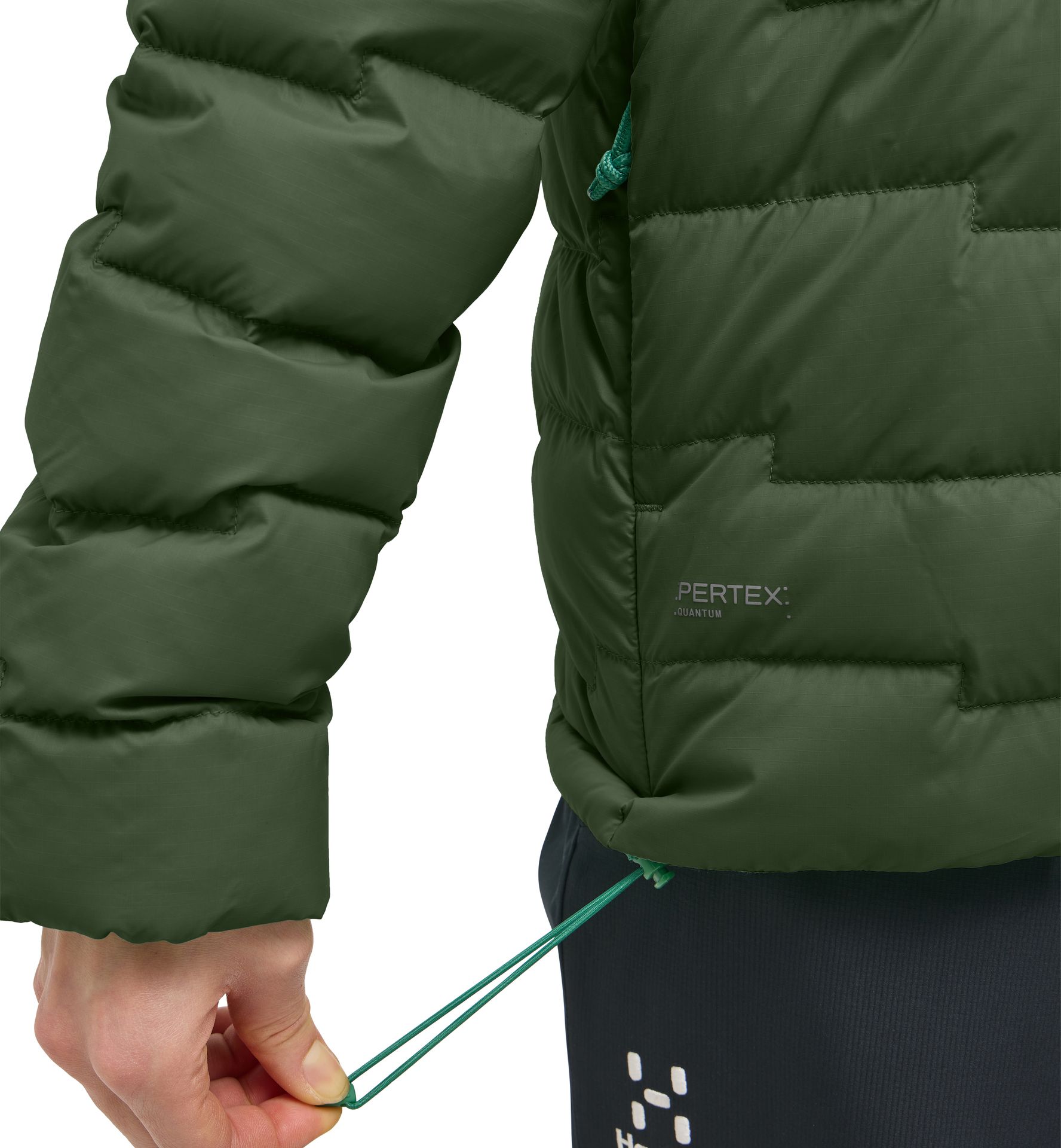 ROC Flash Down Hood Women Seaweed Green