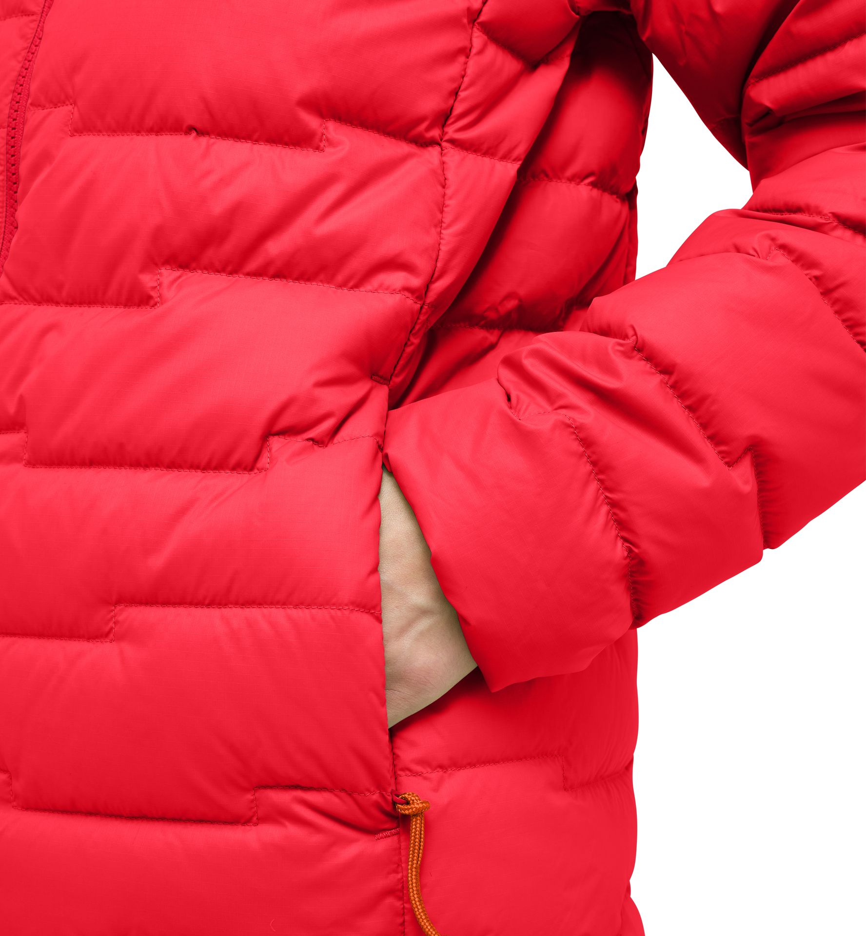 ROC Flash Down Hood Women Bright Red