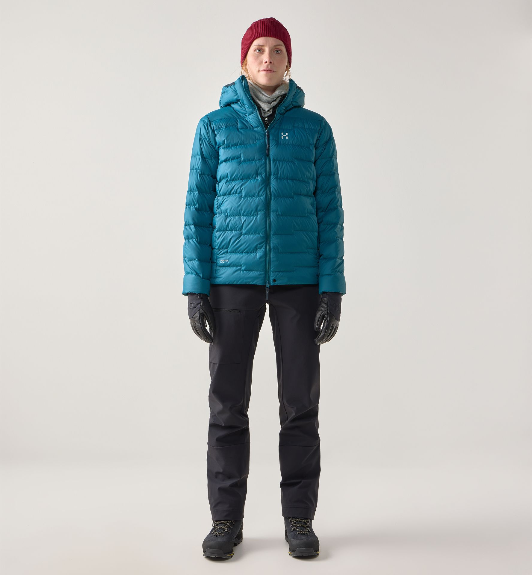 ROC Flash Down Hood Women Deep Teal