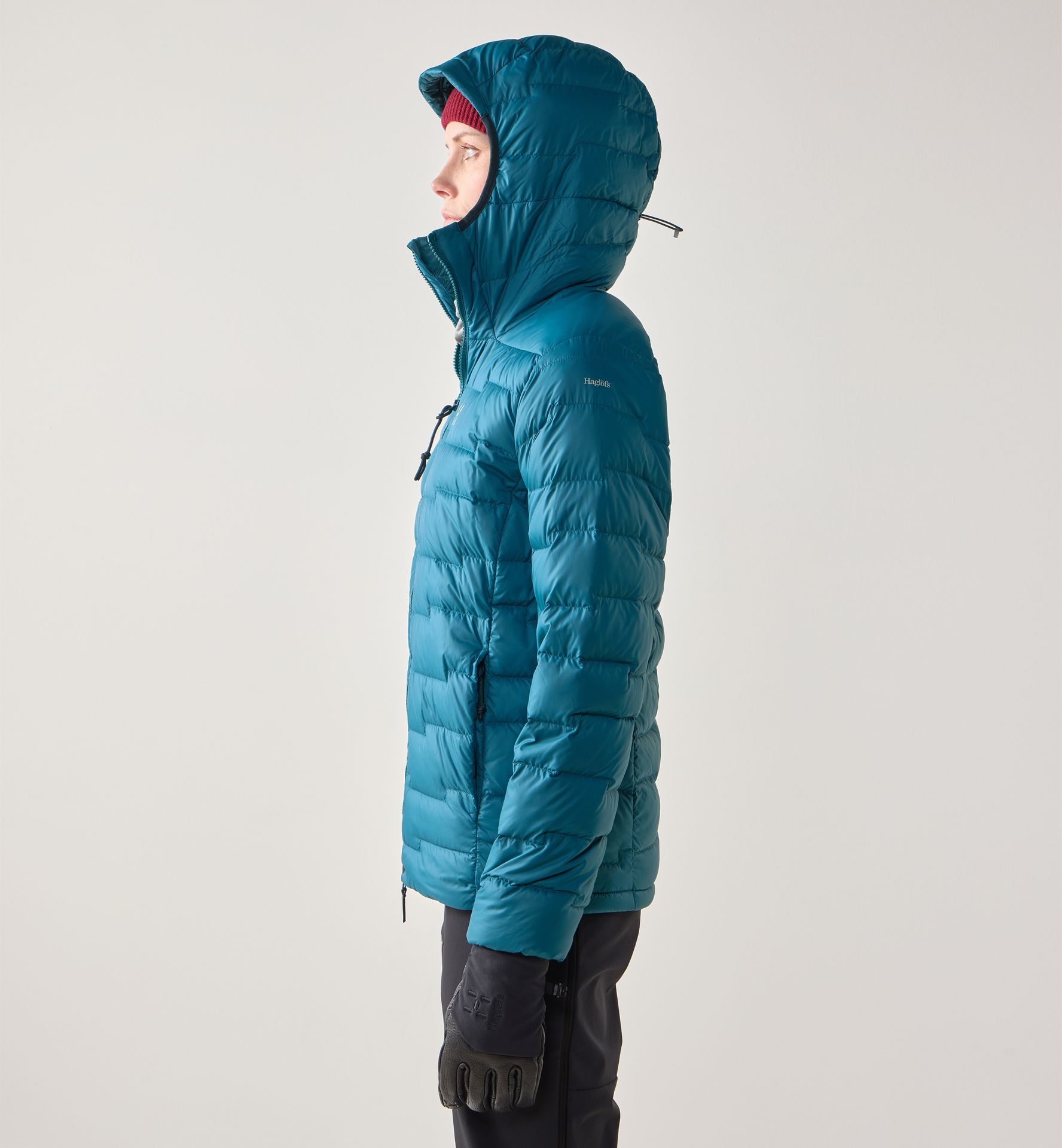 ROC Flash Down Hood Women Deep Teal