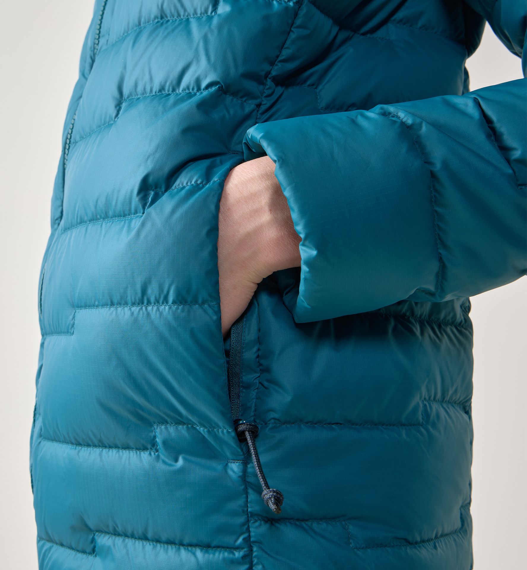 ROC Flash Down Hood Women Deep Teal