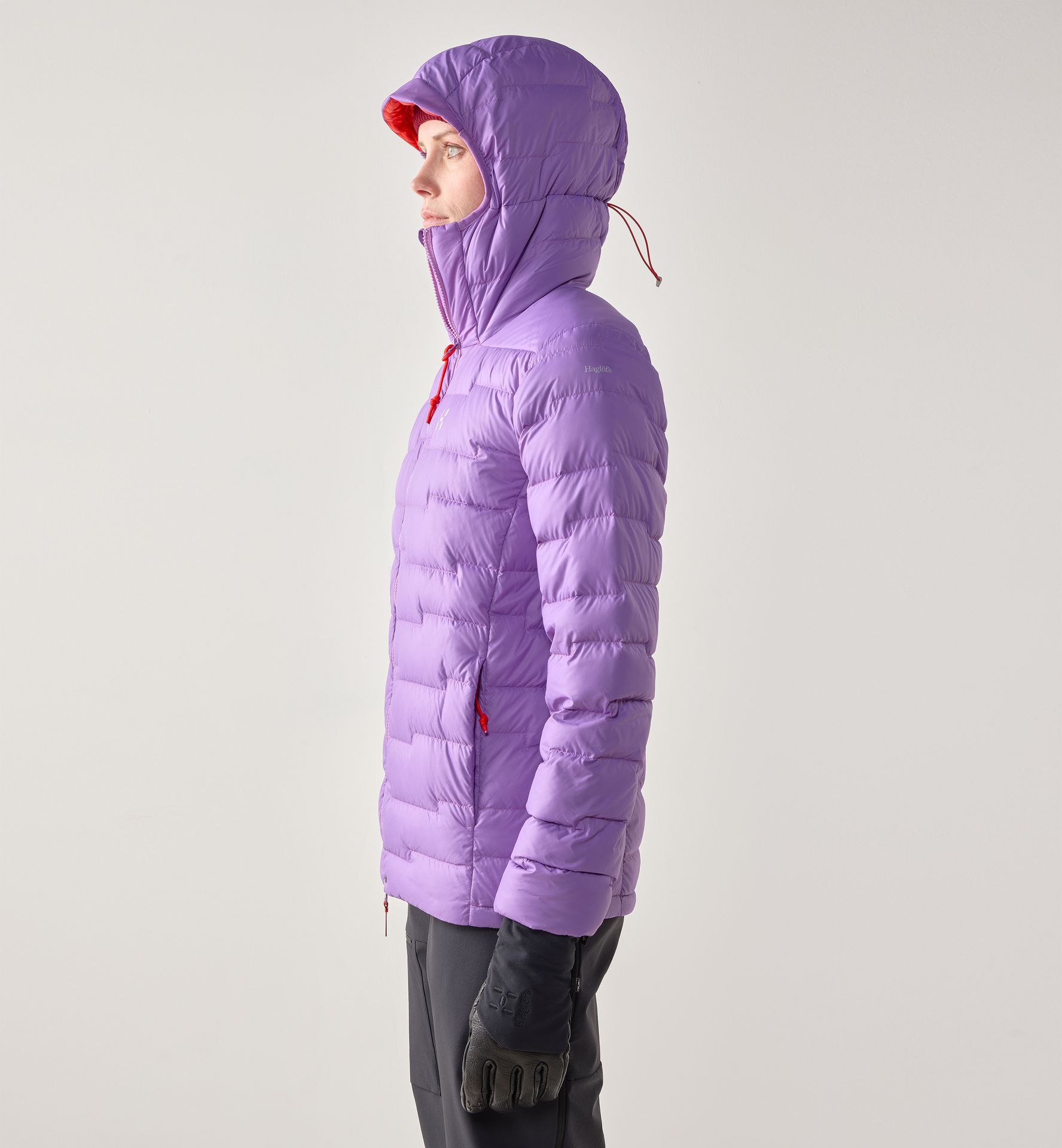 ROC Flash Down Hood Women Purple Ice/Tech Red