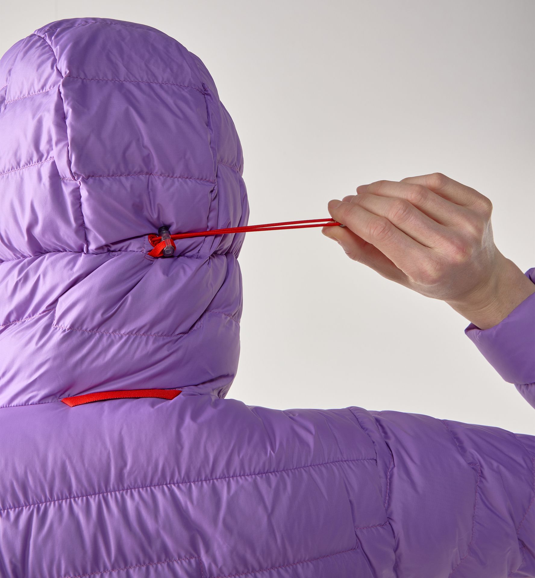 ROC Flash Down Hood Women Purple Ice/Tech Red