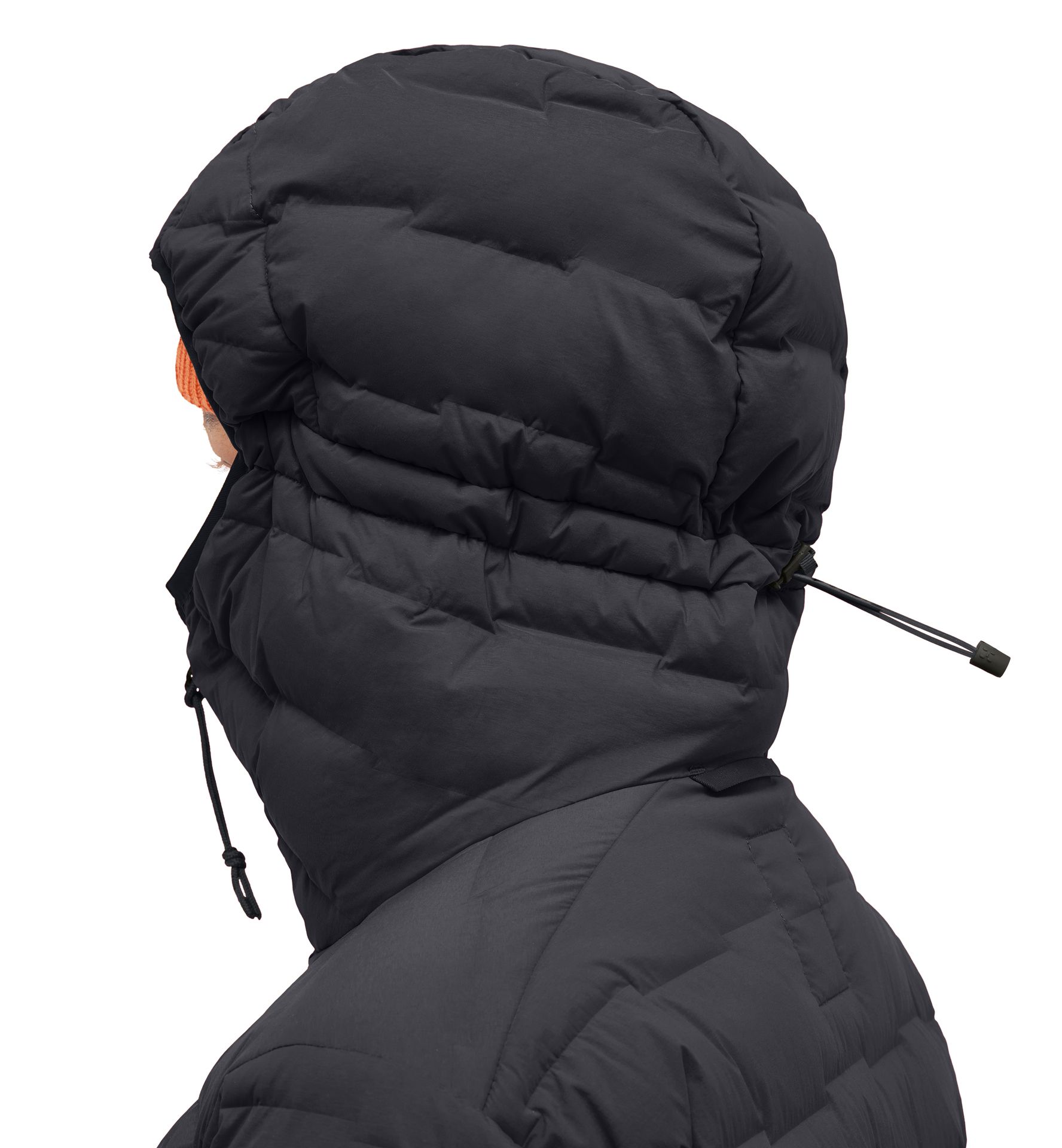 Spitz Down Hood Women True Black