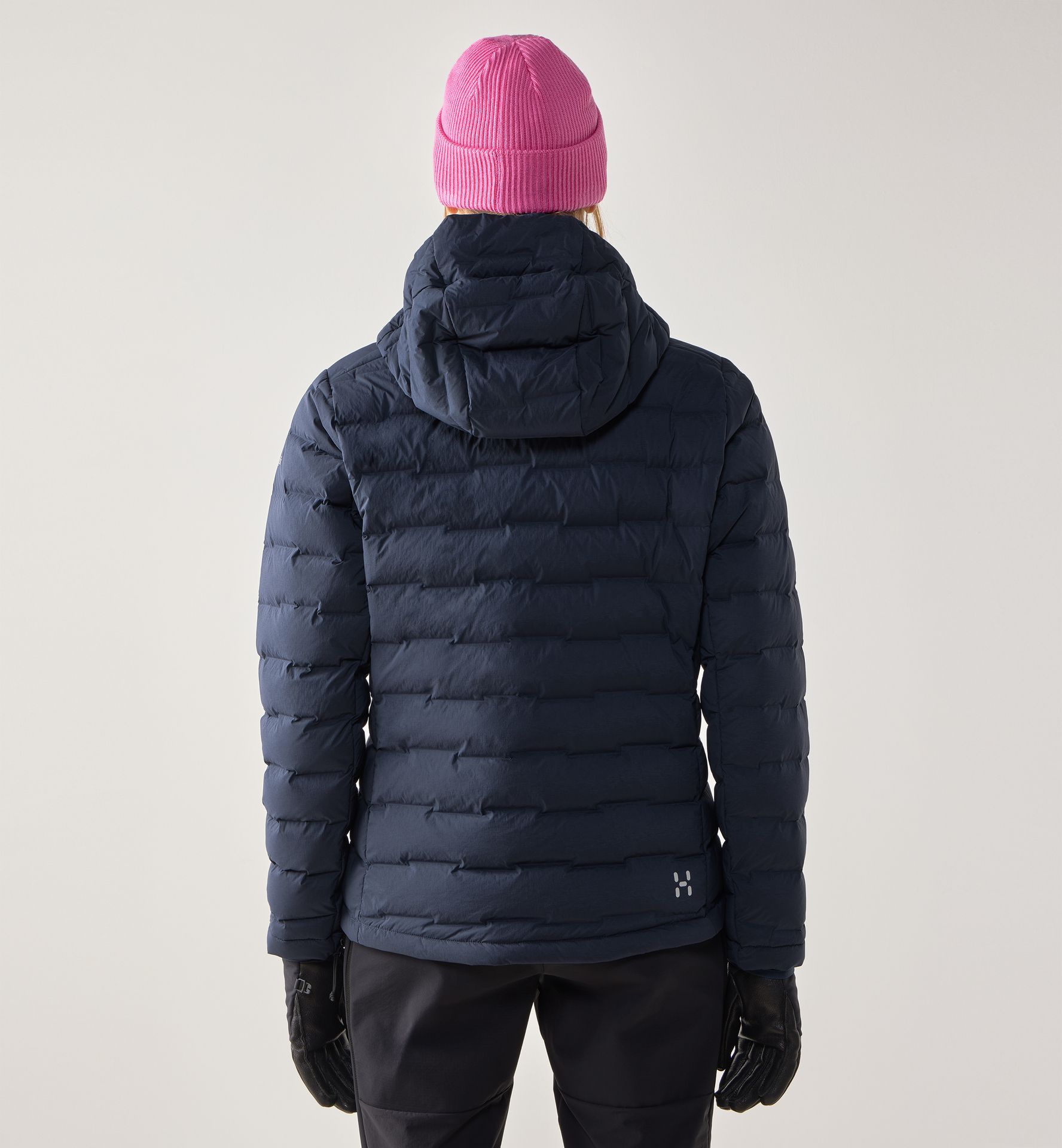 Spitz Down Hood Women Tarn Blue