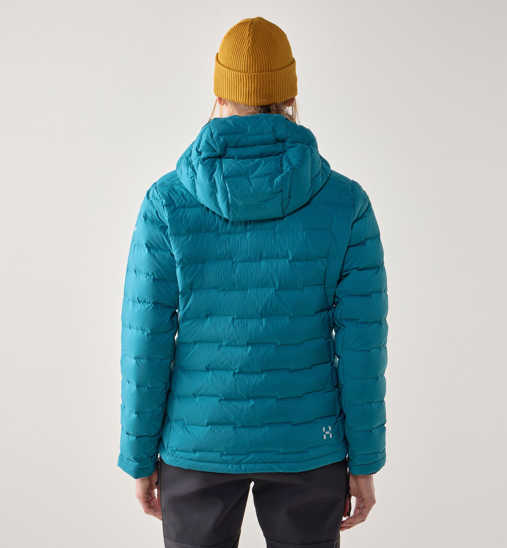 Spitz Down Hood Women Deep Teal
