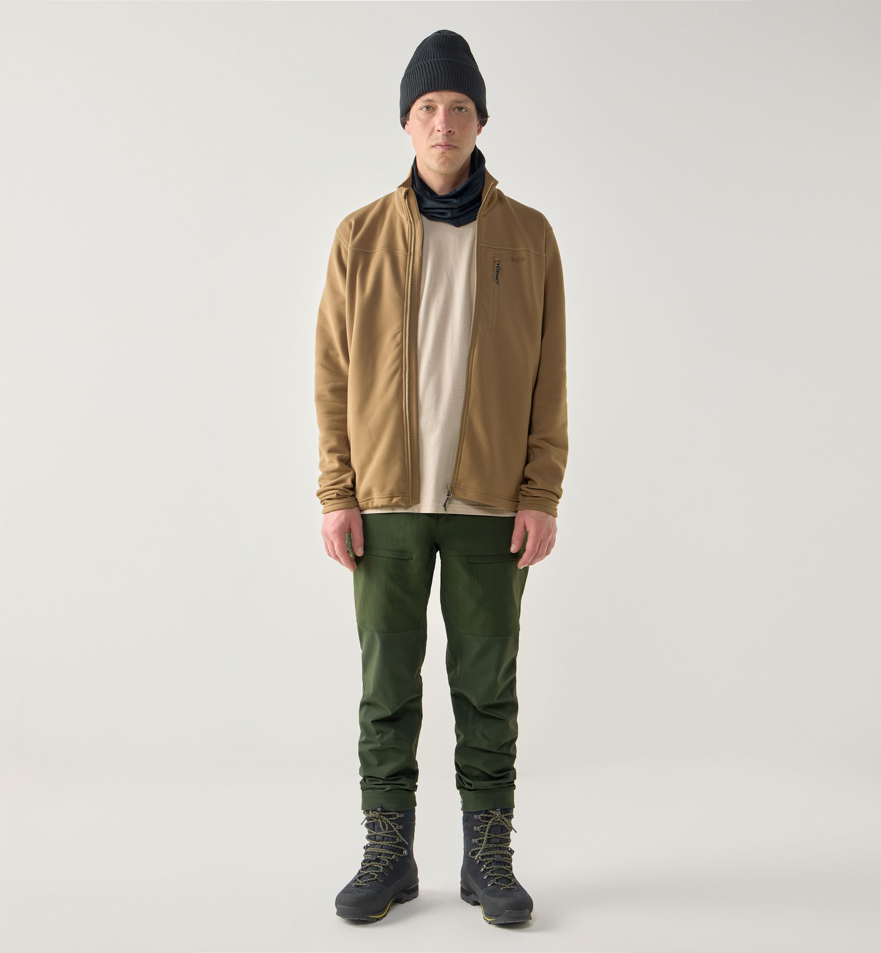 Rosson Mid Jacket Men Oak Brown