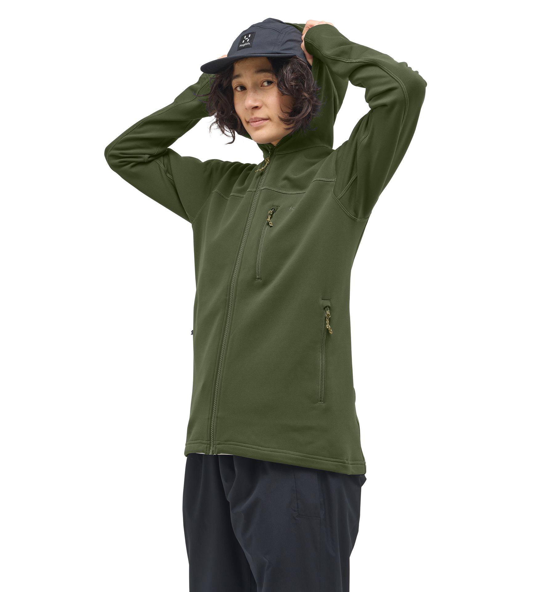 Rosson Mid Hood Women Seaweed Green