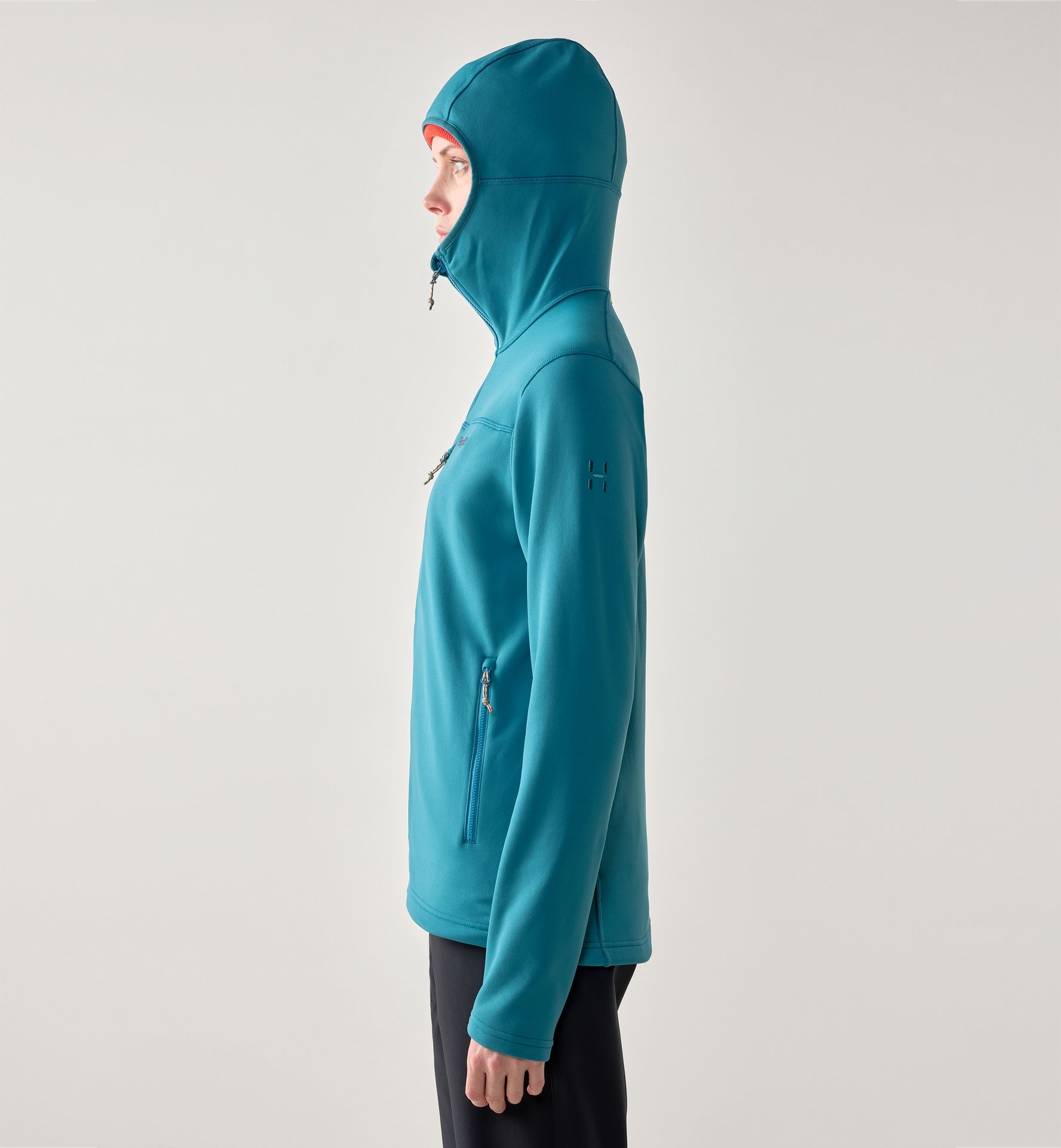 Rosson Mid Hood Women Mountain Teal