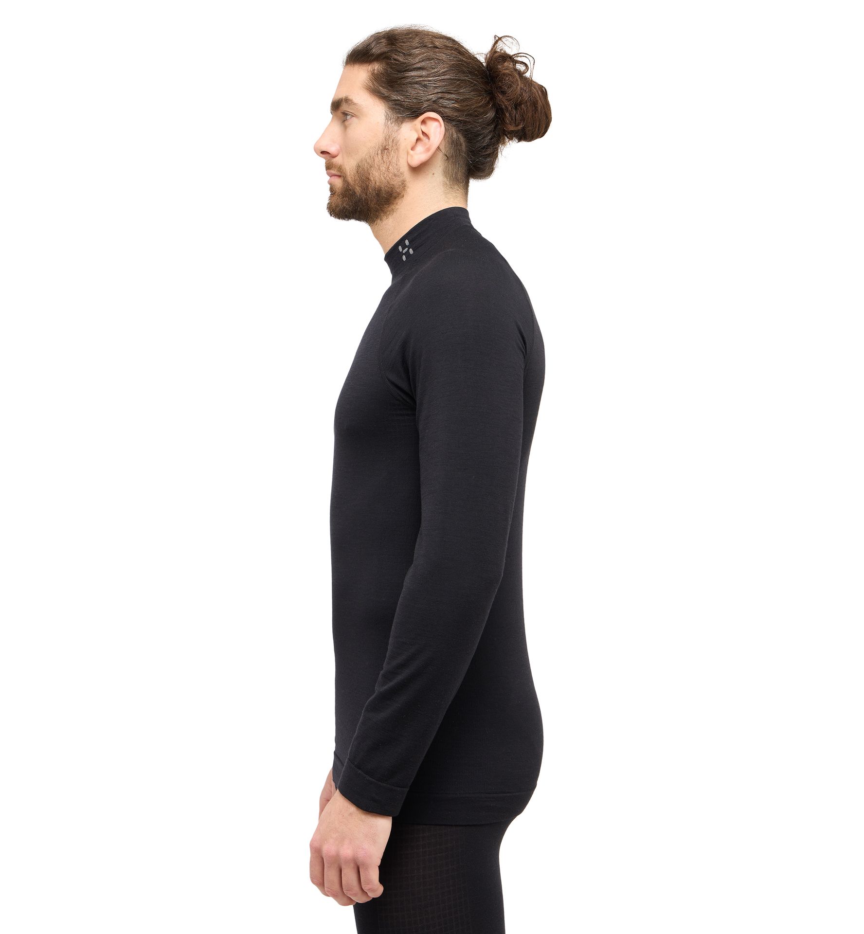 Latnja Wool Crew Neck Men True Black