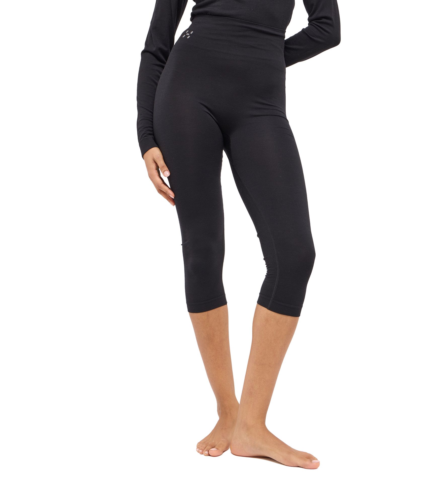 Latnja Wool 3/4 Pant Women True Black