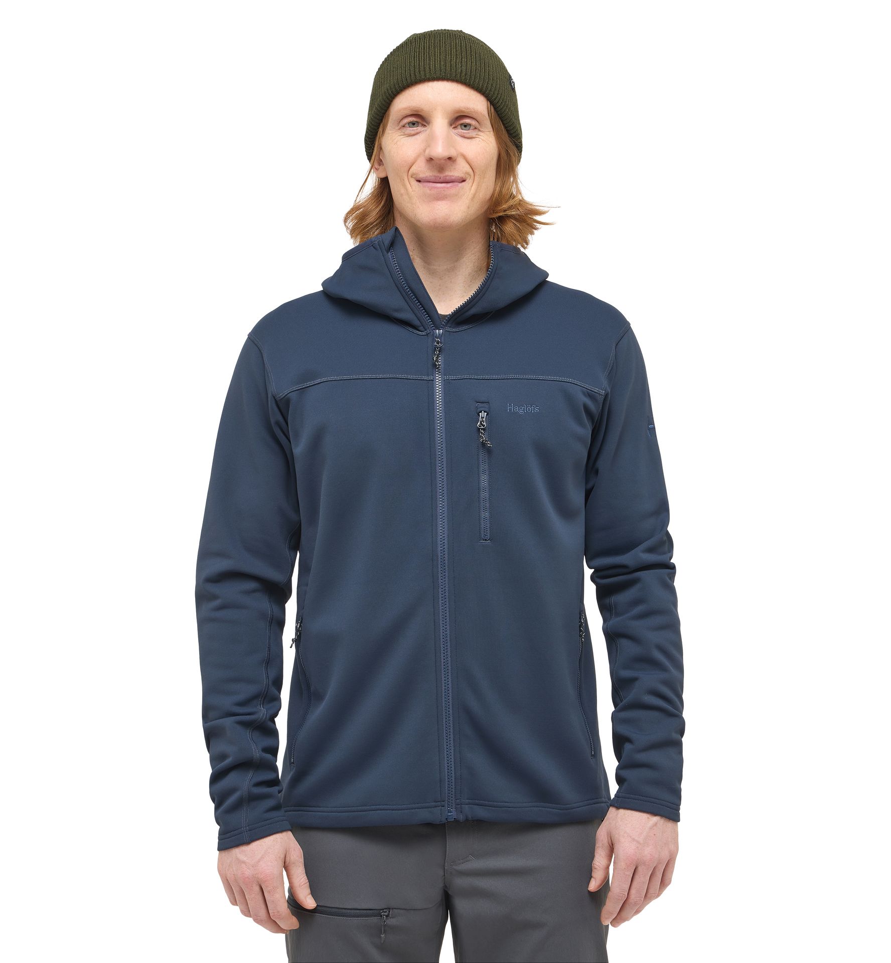 Rosson Mid Hood Men Tarn Blue