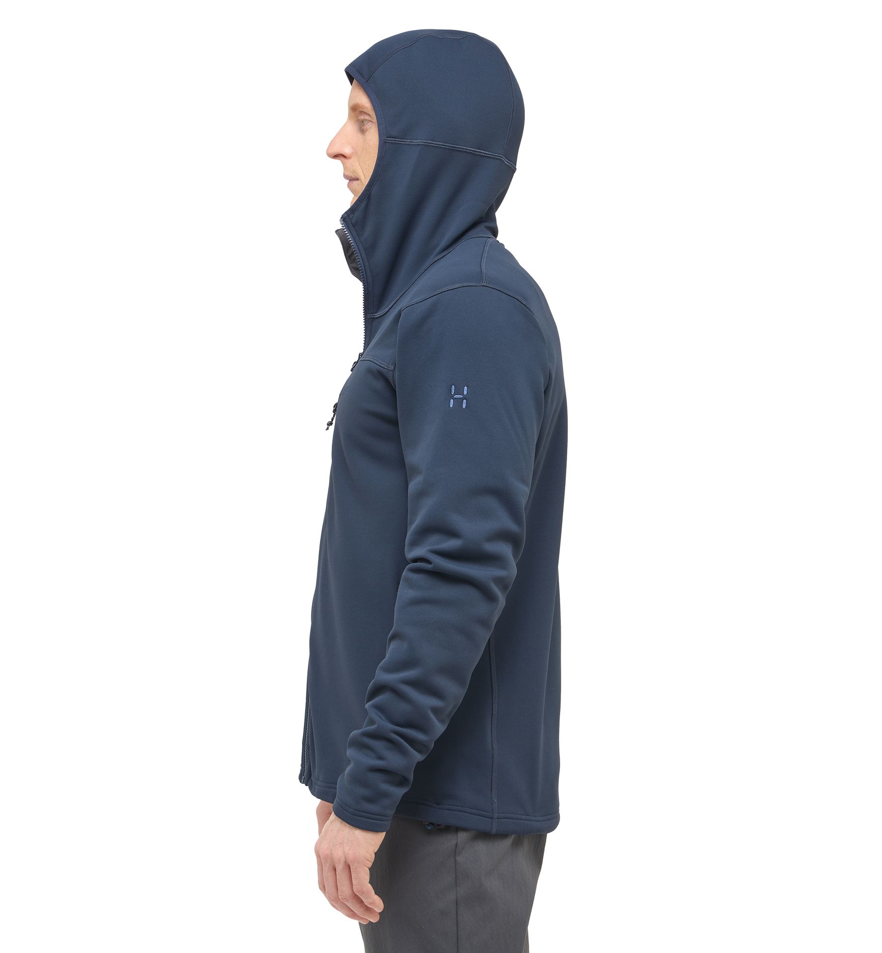 Rosson Mid Hood Men Tarn Blue