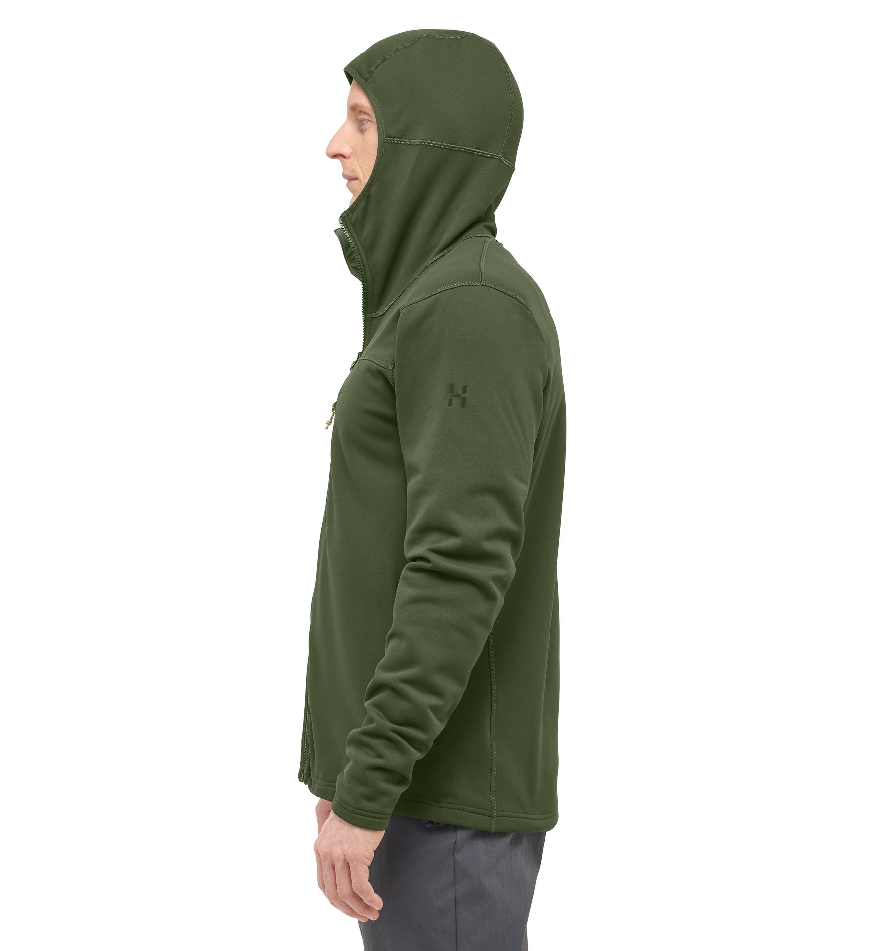 Rosson Mid Hood Men Seaweed Green