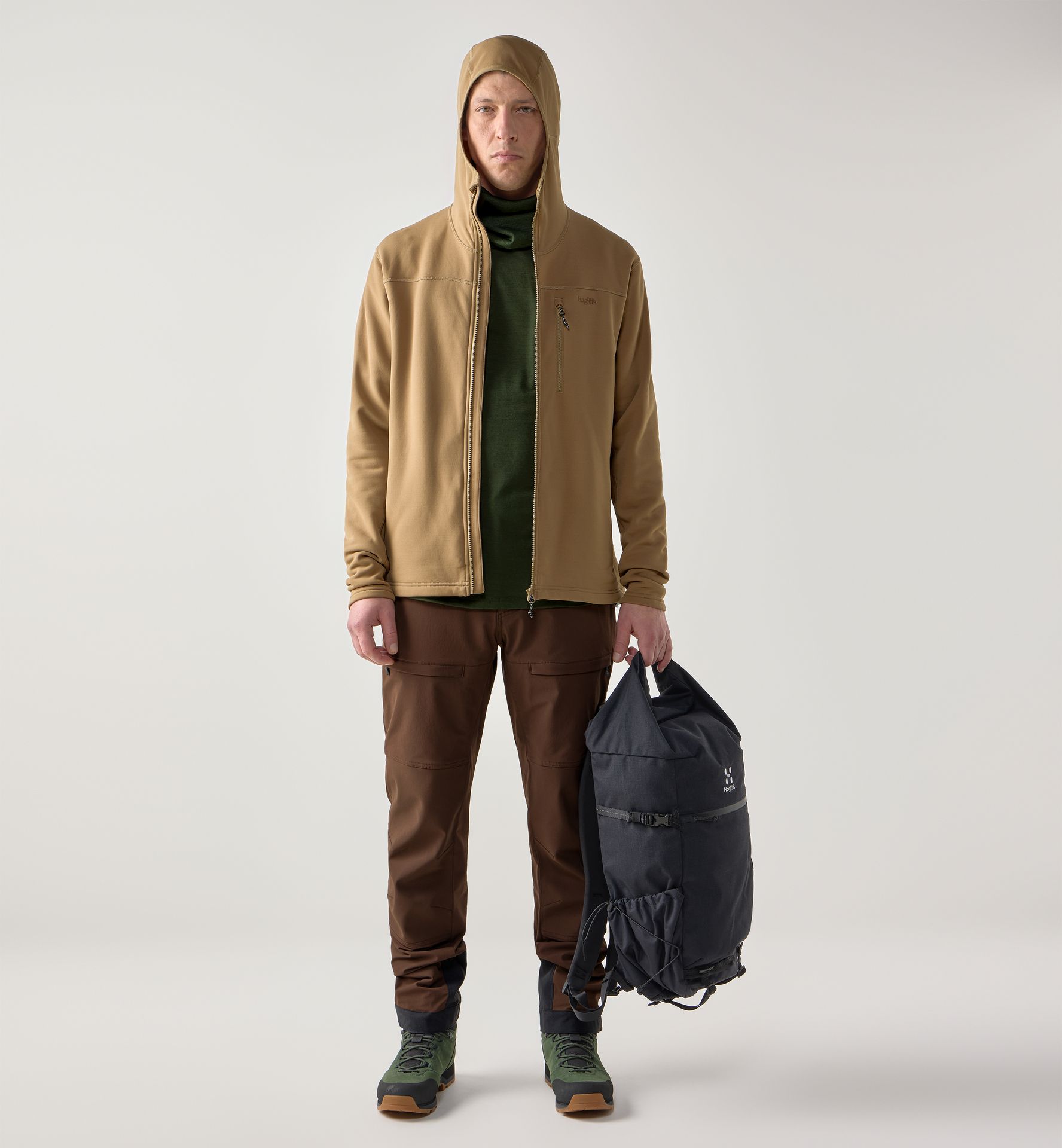 Rosson Mid Hood Men Oak Brown