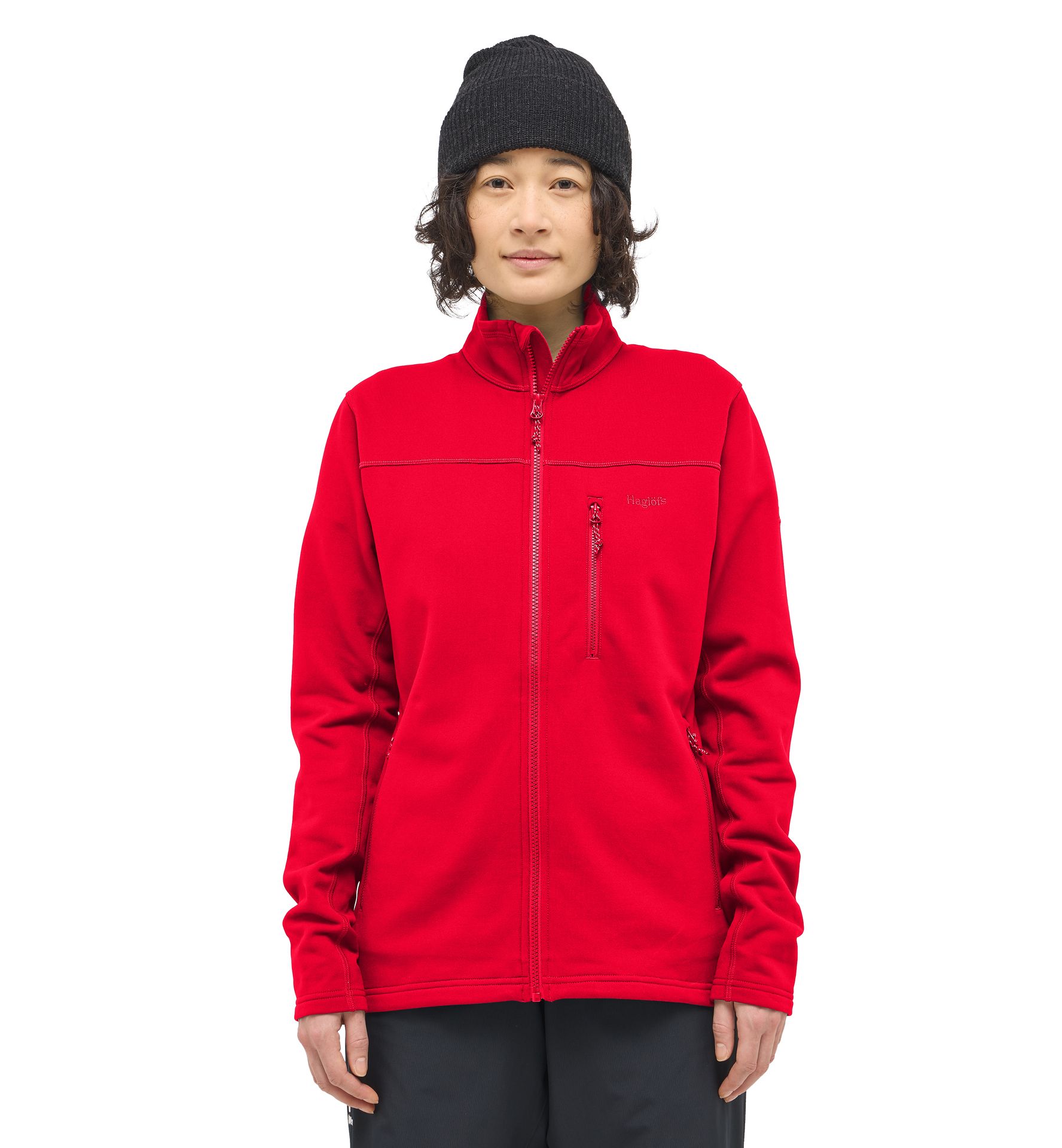 Rosson Mid Jacket Women Bright Red
