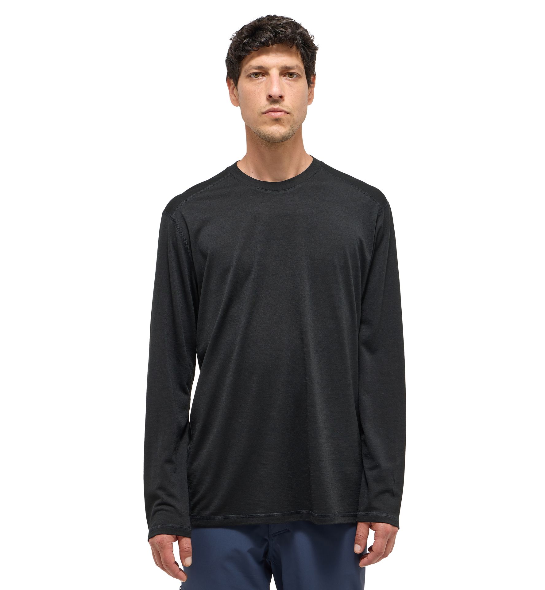 Kaise Wool LS Tee Men True Black