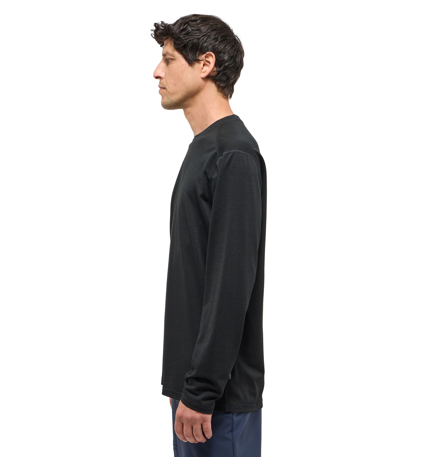 Kaise Wool LS Tee Men True Black
