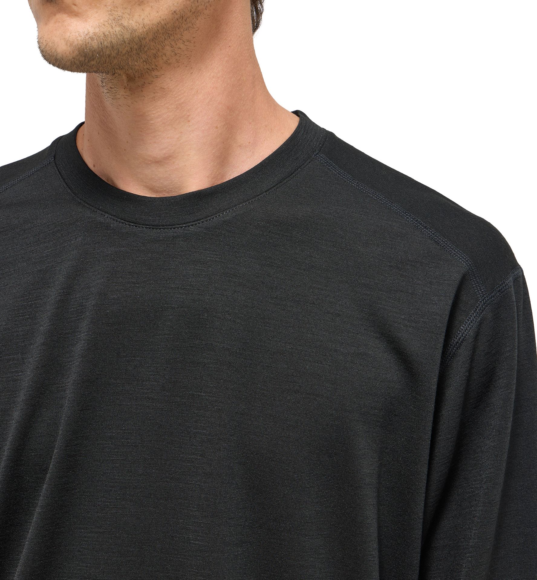 Kaise Wool LS Tee Men True Black