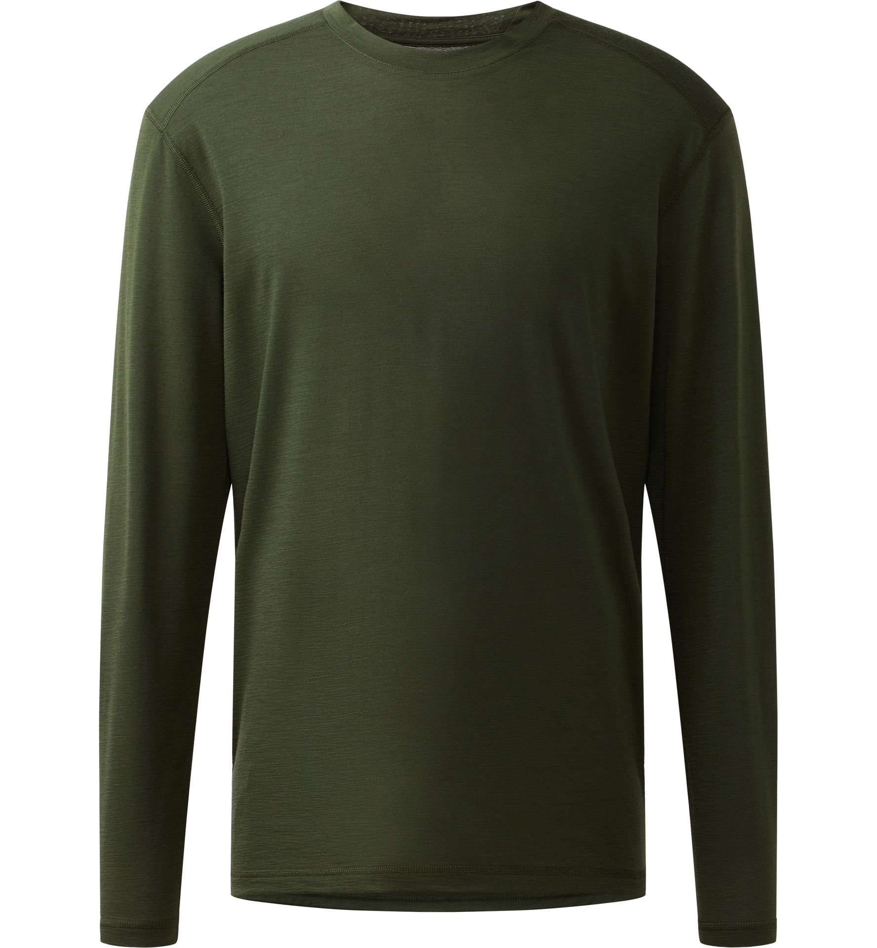 Kaise Wool LS Tee Men Seaweed Green