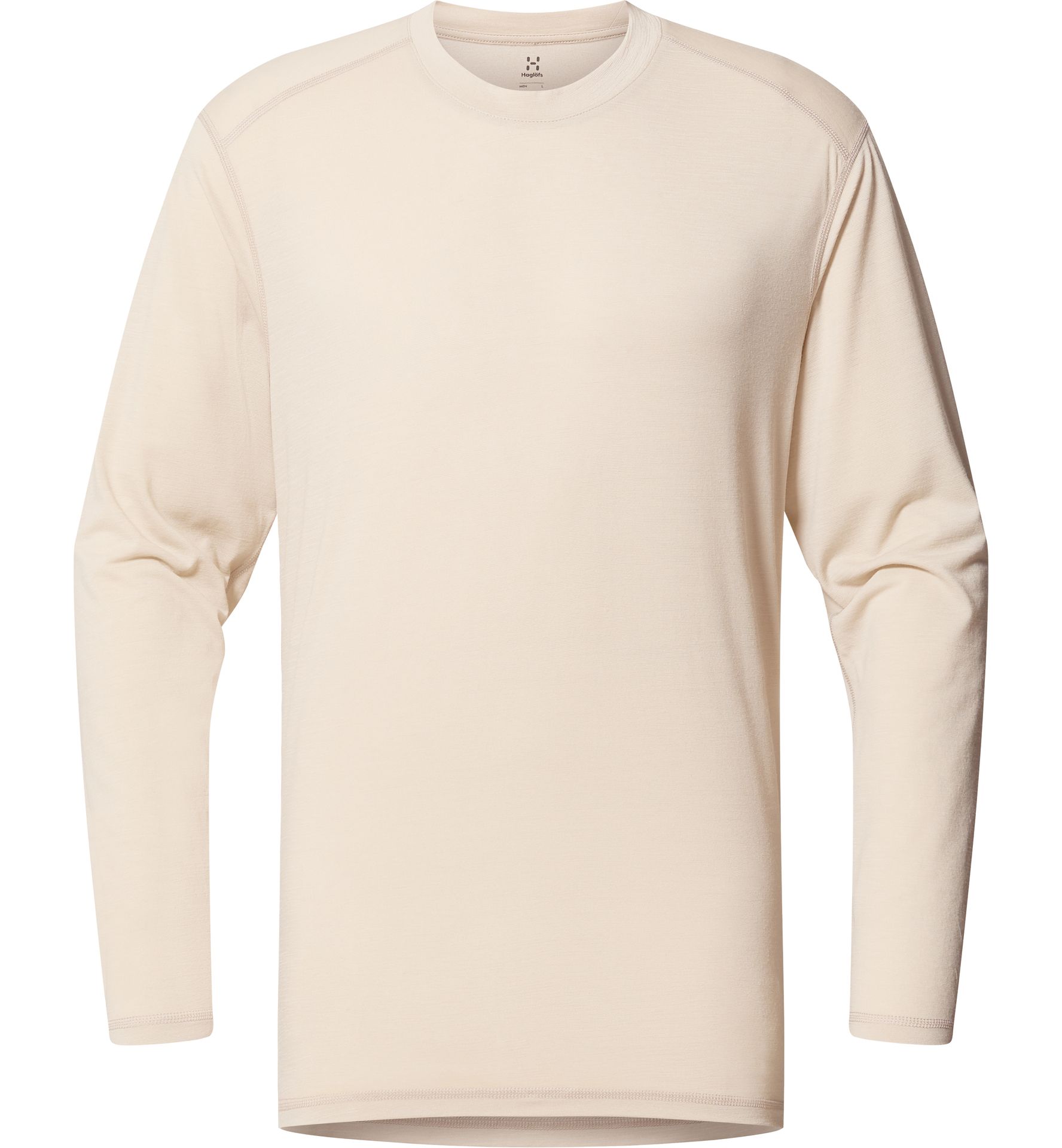 Kaise Wool LS Tee Men Chalk Beige