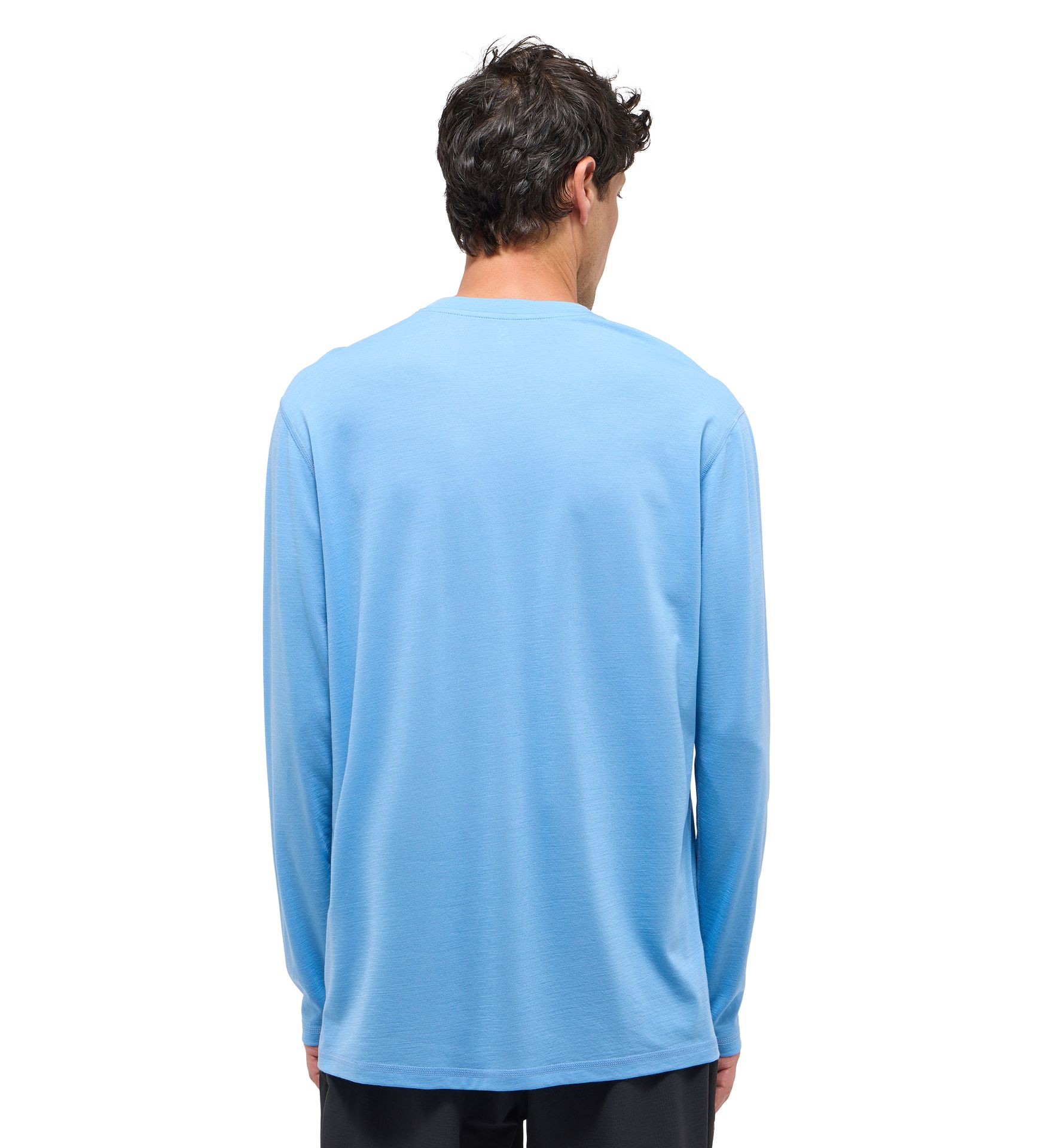 Kaise Wool LS Tee Men Sky Blue