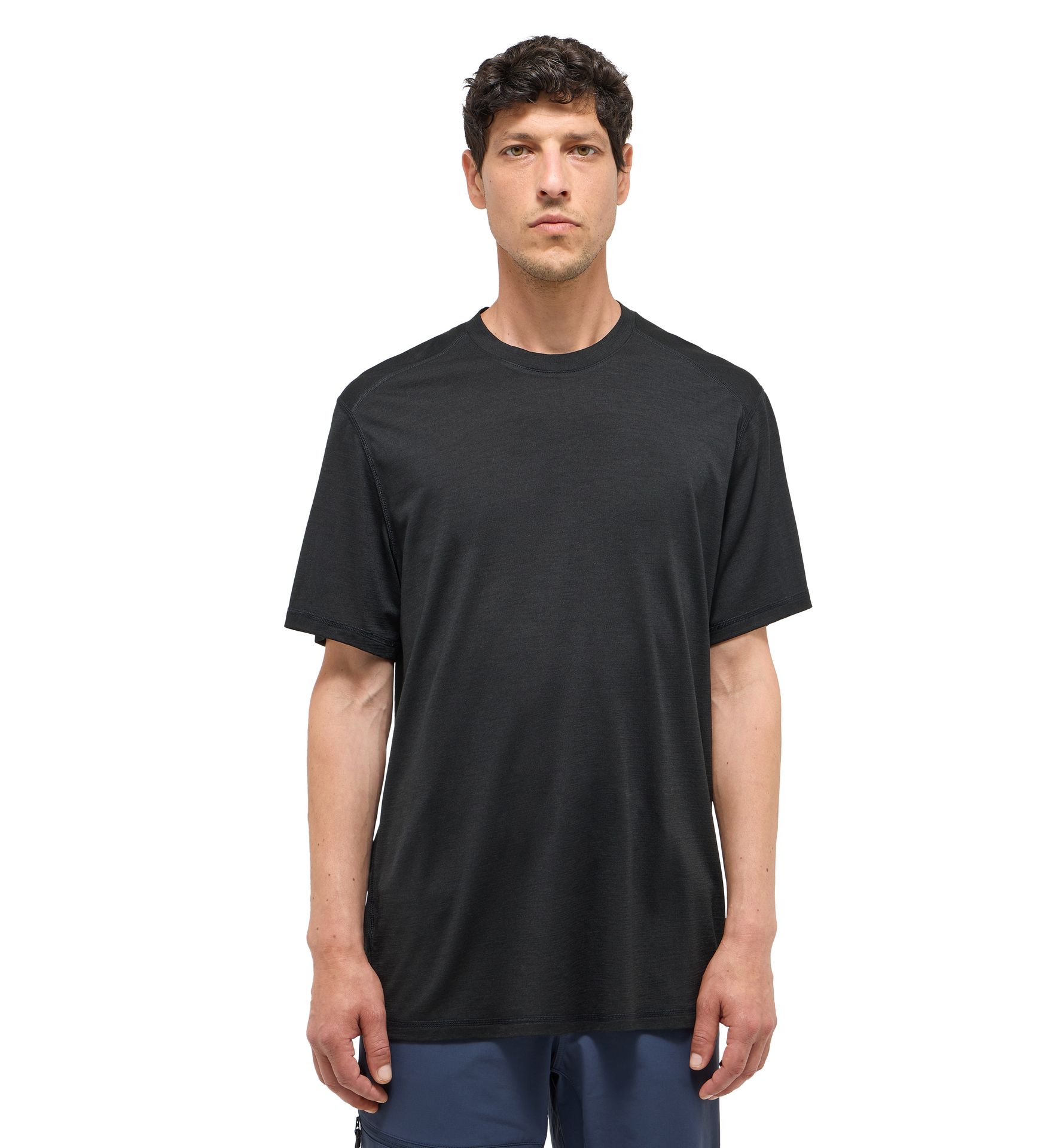 Kaise Wool Tee Men True Black