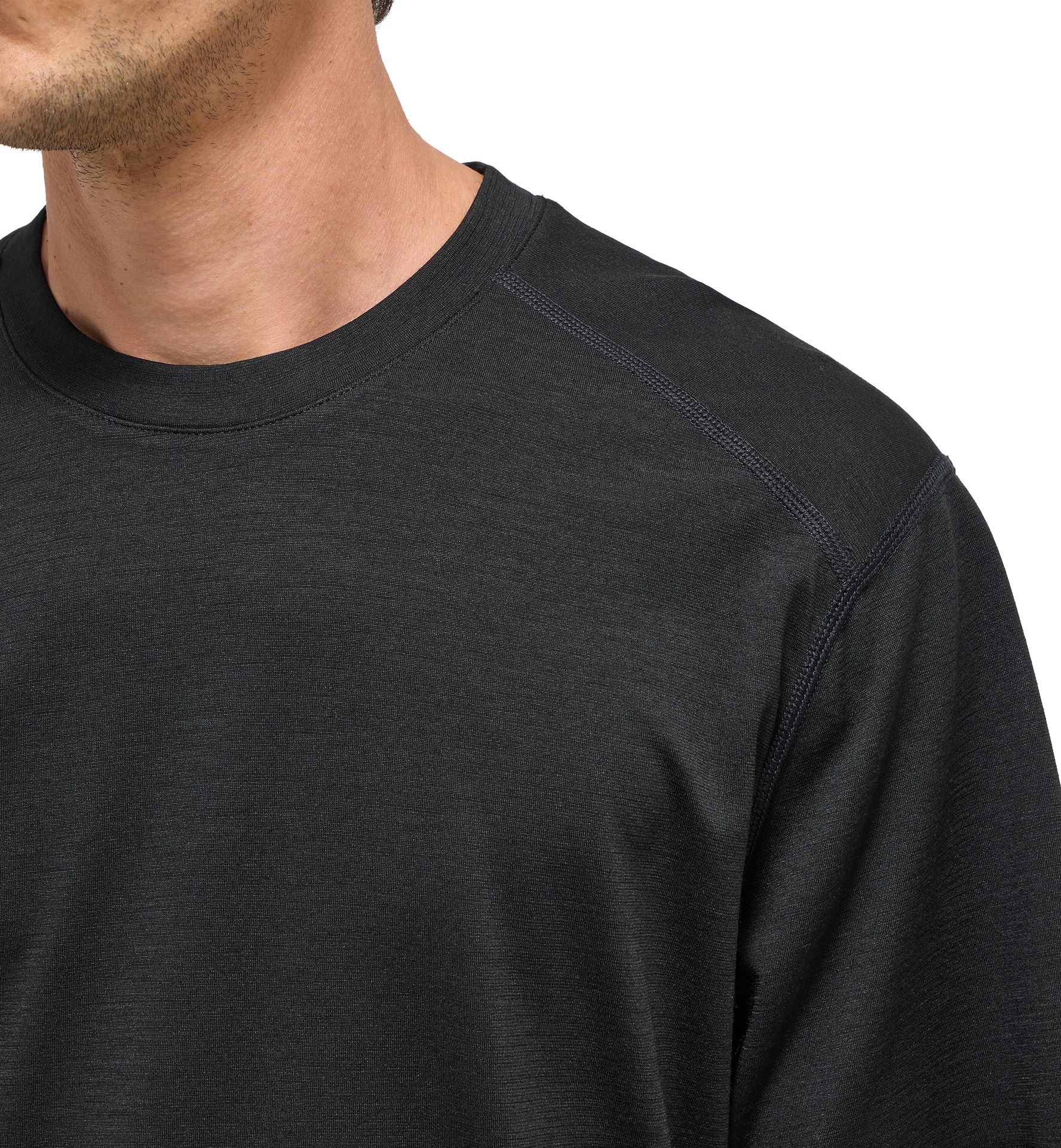 Kaise Wool Tee Men True Black