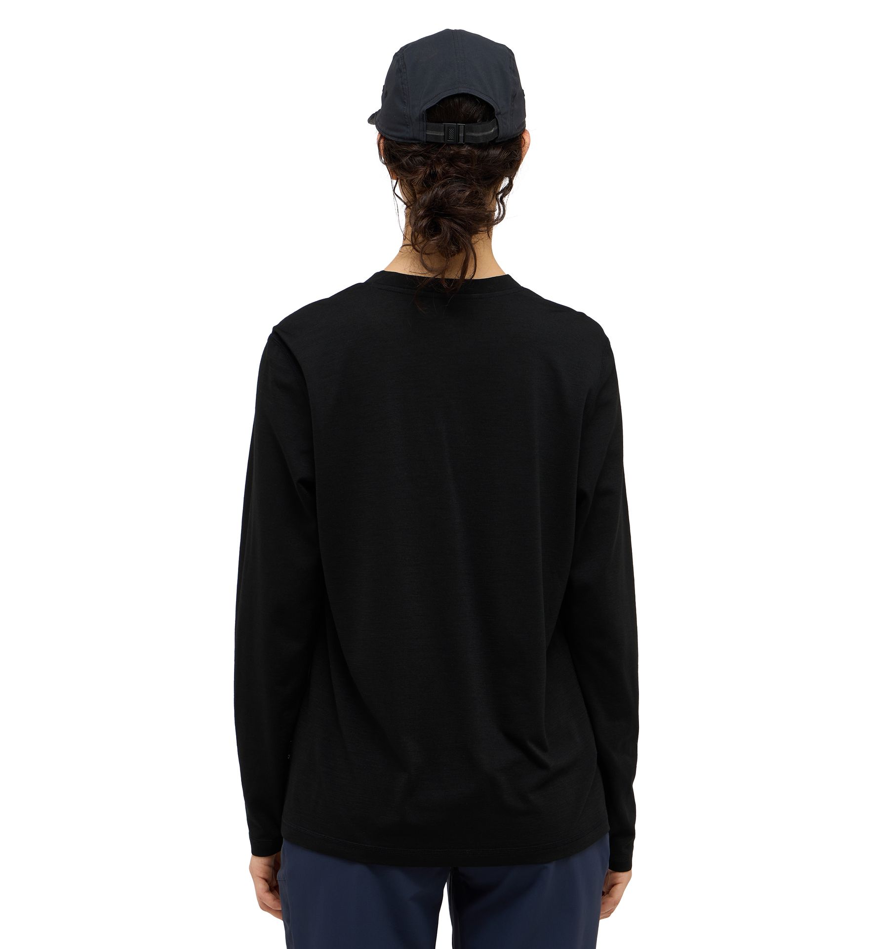 Kaise Wool LS Tee Women True Black