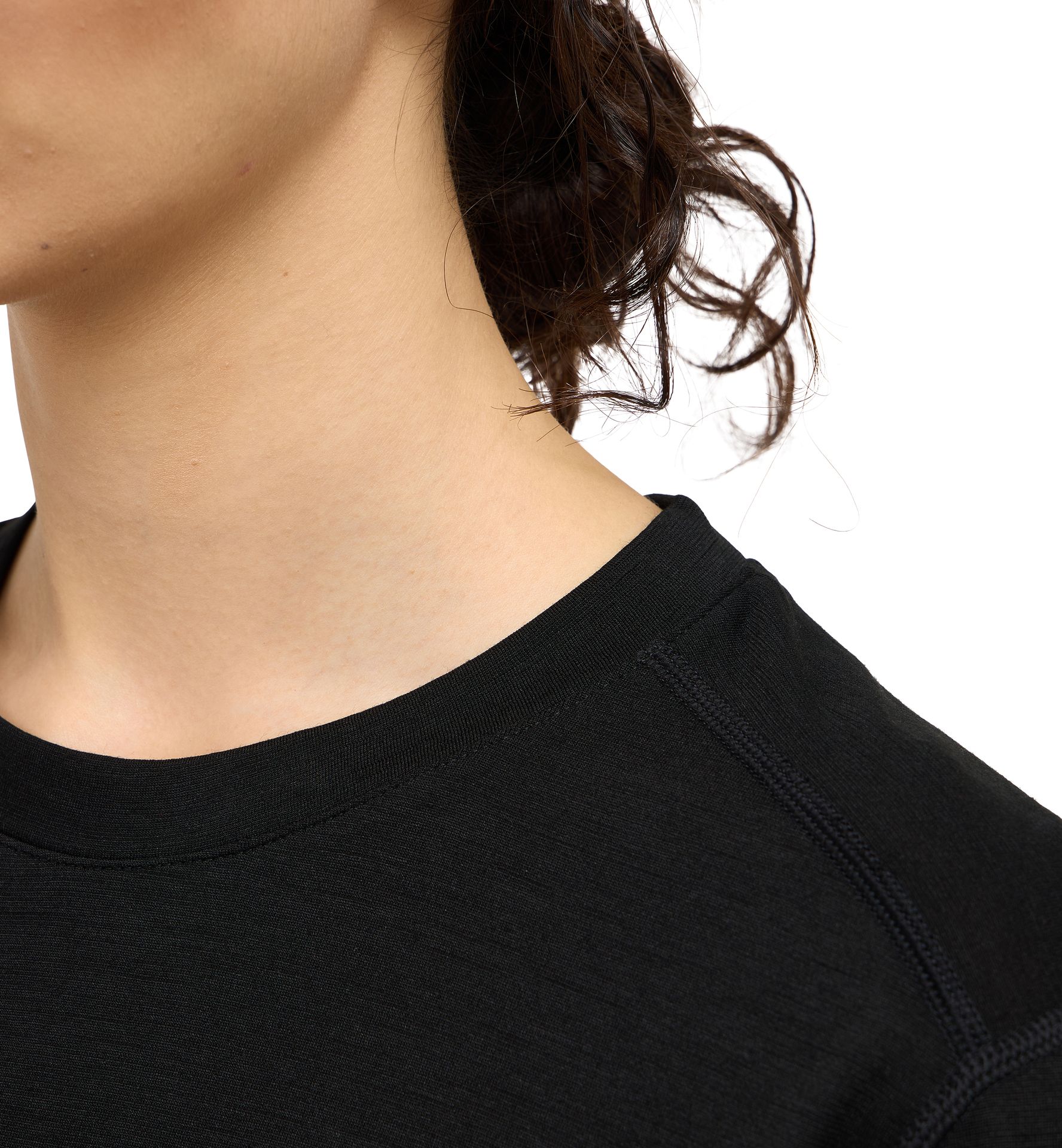 Kaise Wool LS Tee Women True Black