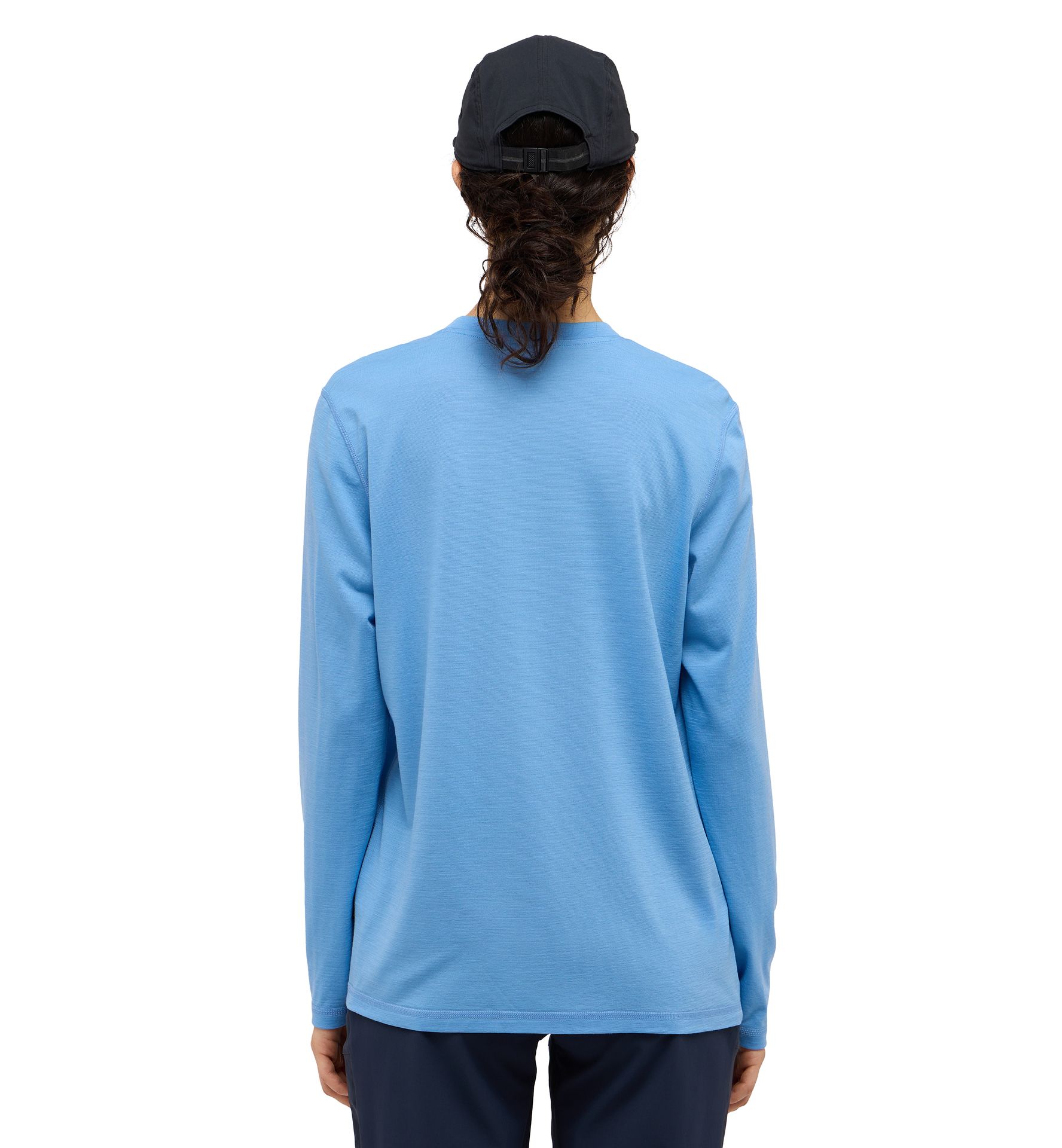 Kaise Wool LS Tee Women Sky Blue
