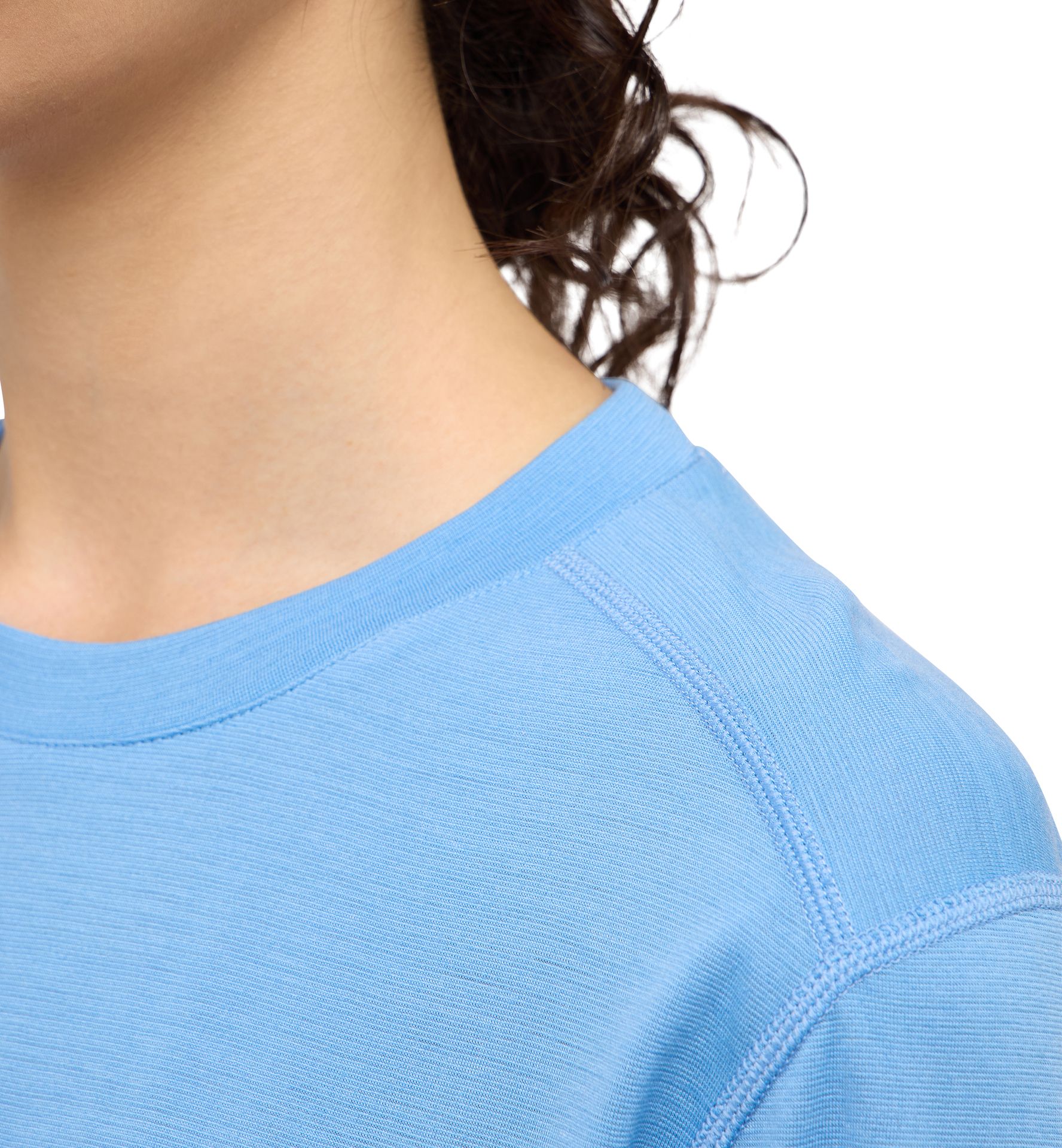 Kaise Wool LS Tee Women Sky Blue