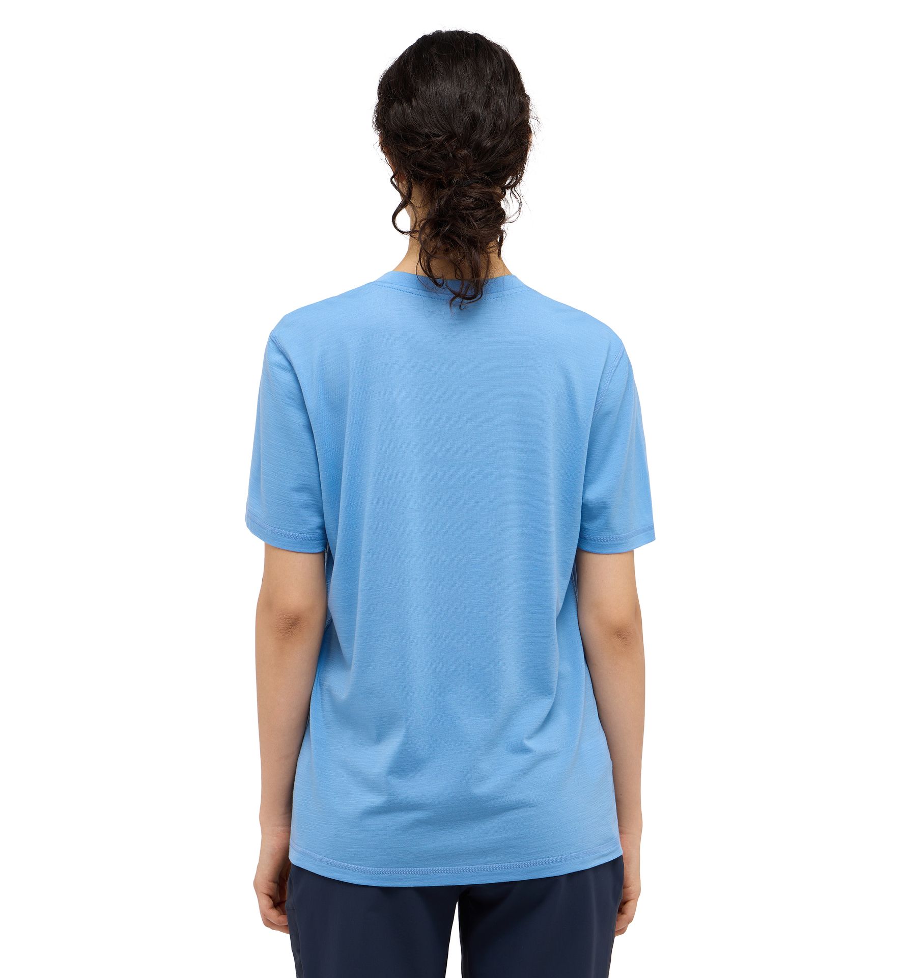 Kaise Wool Tee Women Sky Blue