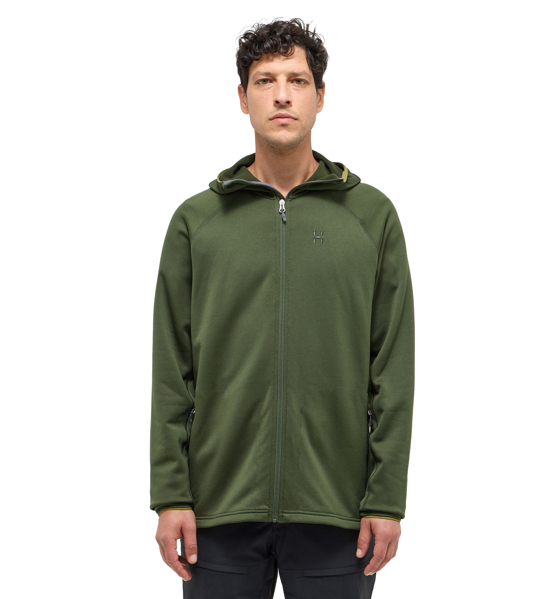 Magma Mid Hood Men Seaweed Green