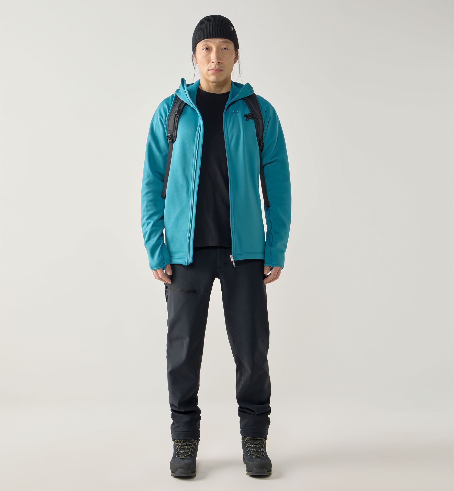 Magma Mid Hood Men Mountain Teal