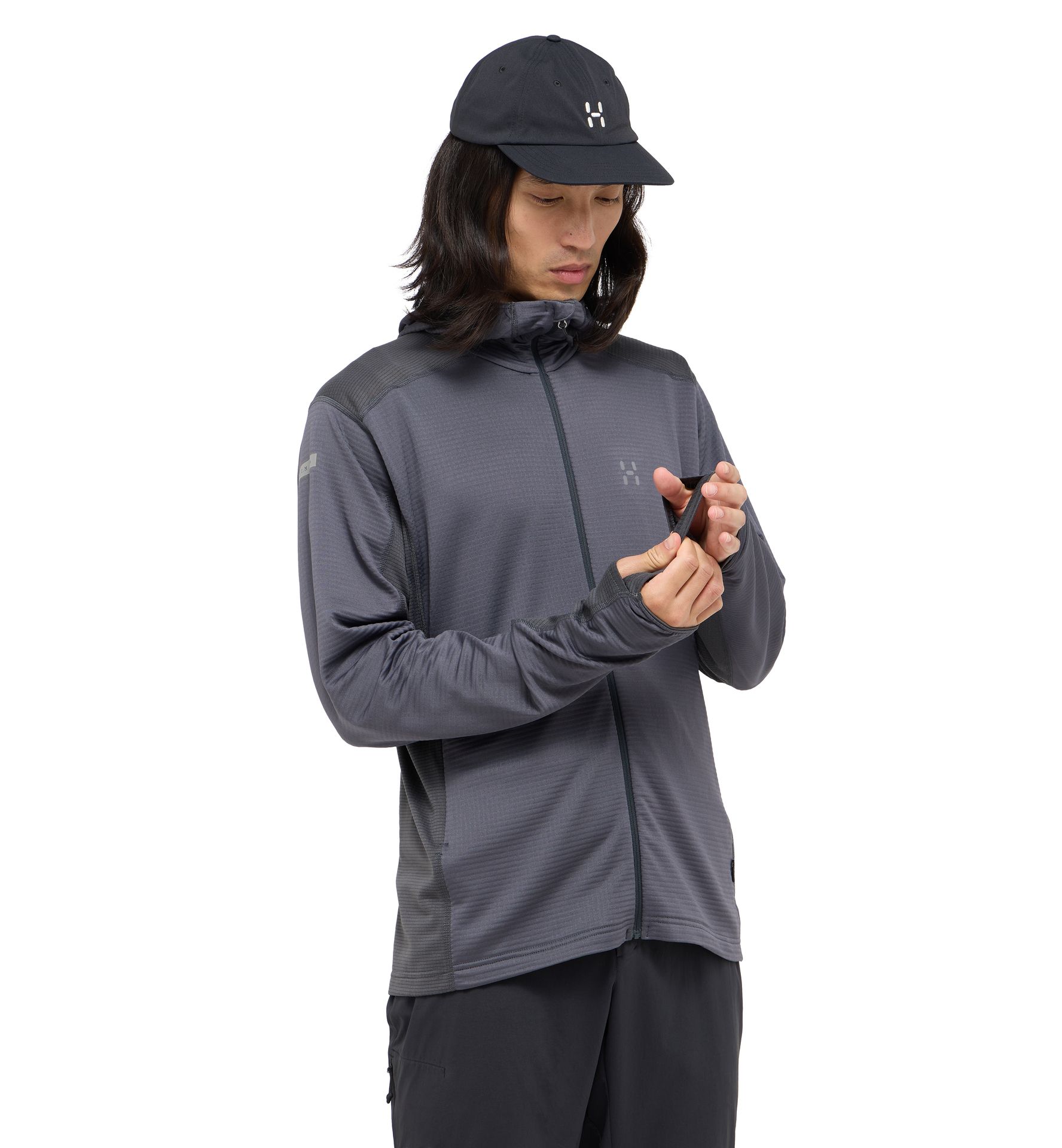 L.I.M Mid Multi II Hood Men Magnetite